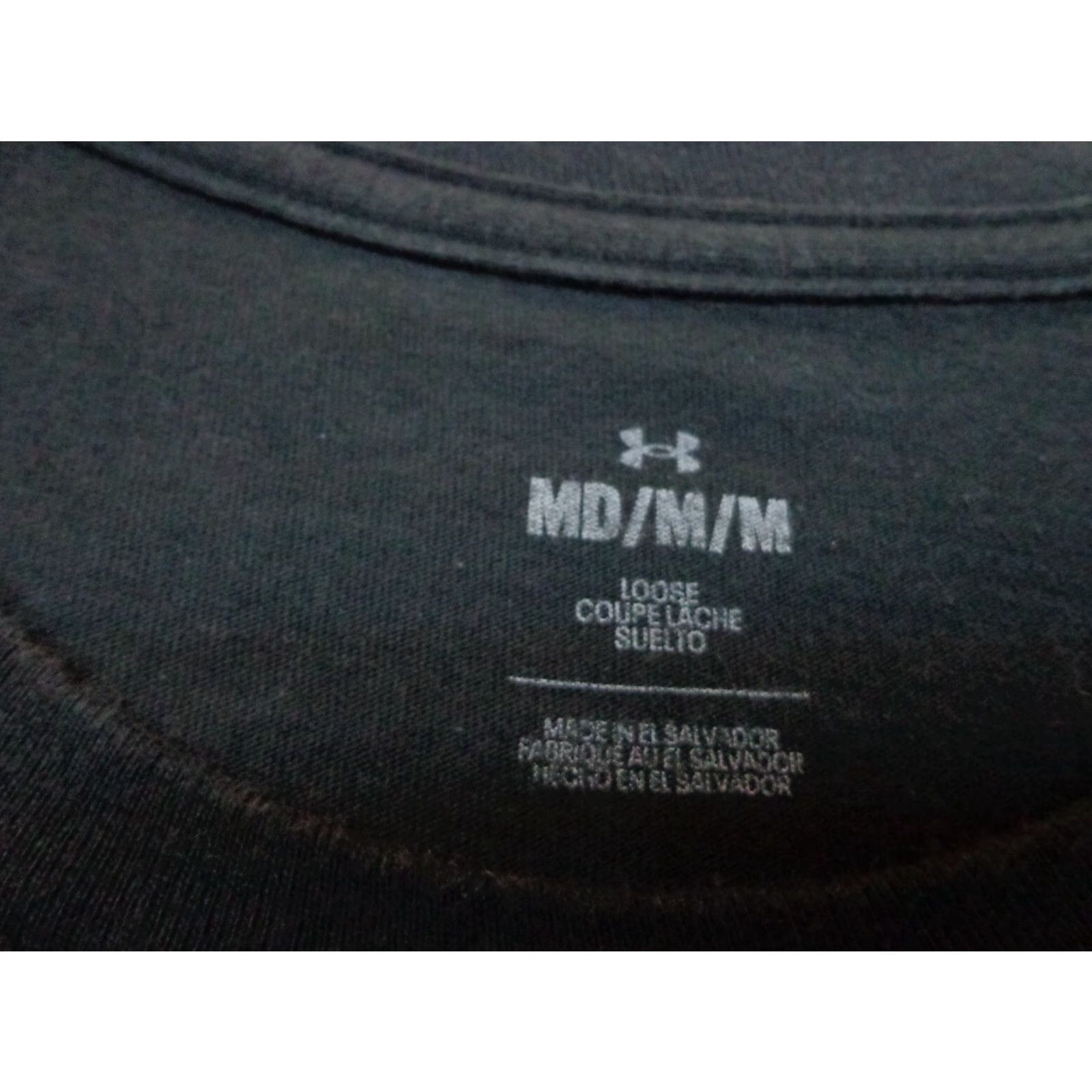 Under Armour Under Armour Originators Of Performance Black T-Shirt Large Loose Mens L Activewear - 2000s? Size US L / EU 52-54 / 3 - 5 Thumbnail