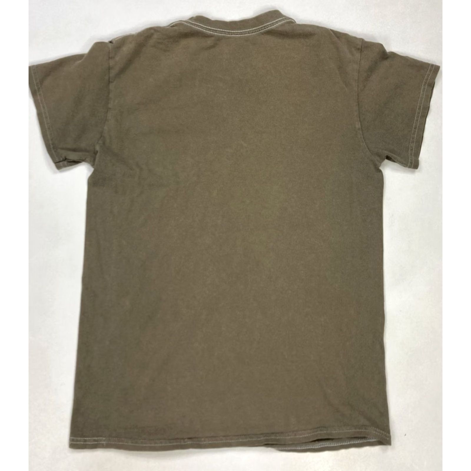Olive Nirvana Graphic T-shirt Women Small Olive Green Short Sleeve Music Shirt XS? Size S / US 4 / IT 40 - 3 Thumbnail