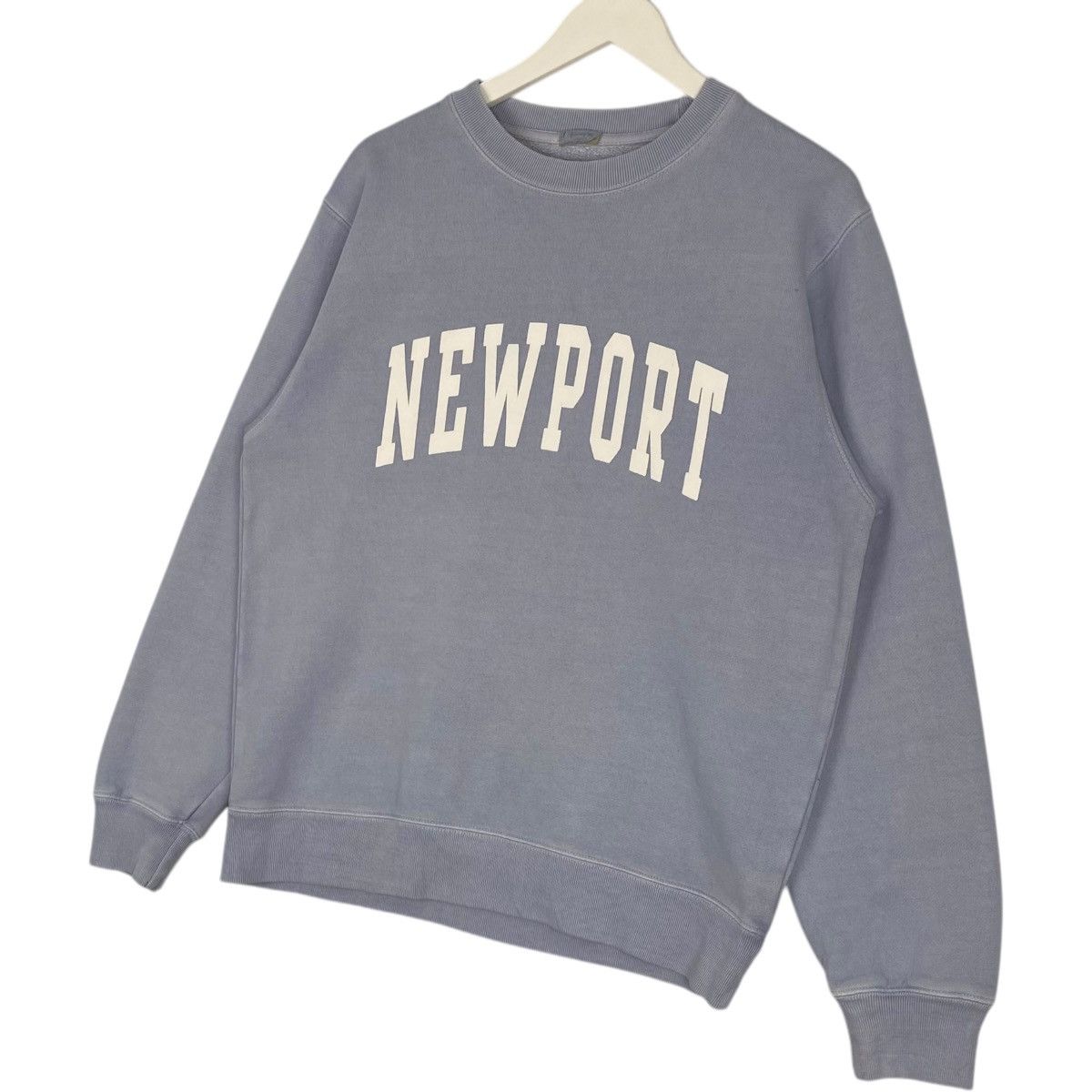 Vintage Vintage New Port Printed Crewneck Sweatshirt Purple Size US M / EU 48-50 / 2 - 2 Thumbnail