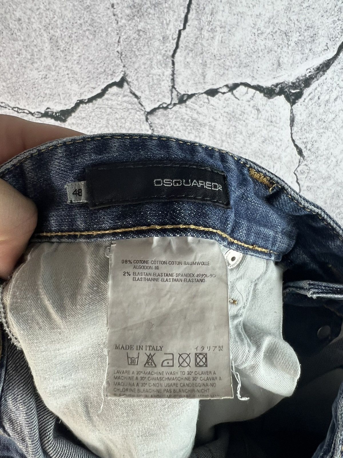 Dsquared2 Dsquared2 Y2K Denim Jeans Size US 32 / EU 48 - 3 Thumbnail