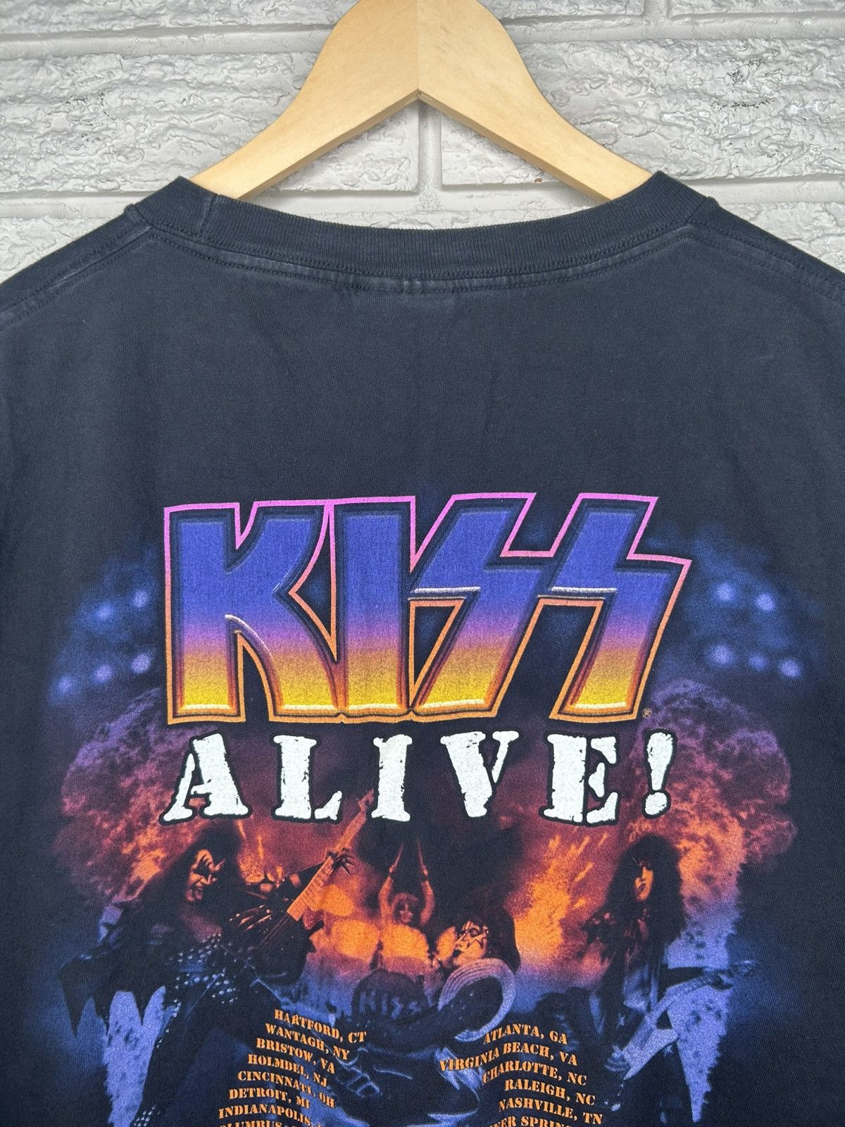 Band Tees Vintage Kiss World Domination Tour T Shirt Size US XL / EU 56 / 4 - 8 Thumbnail