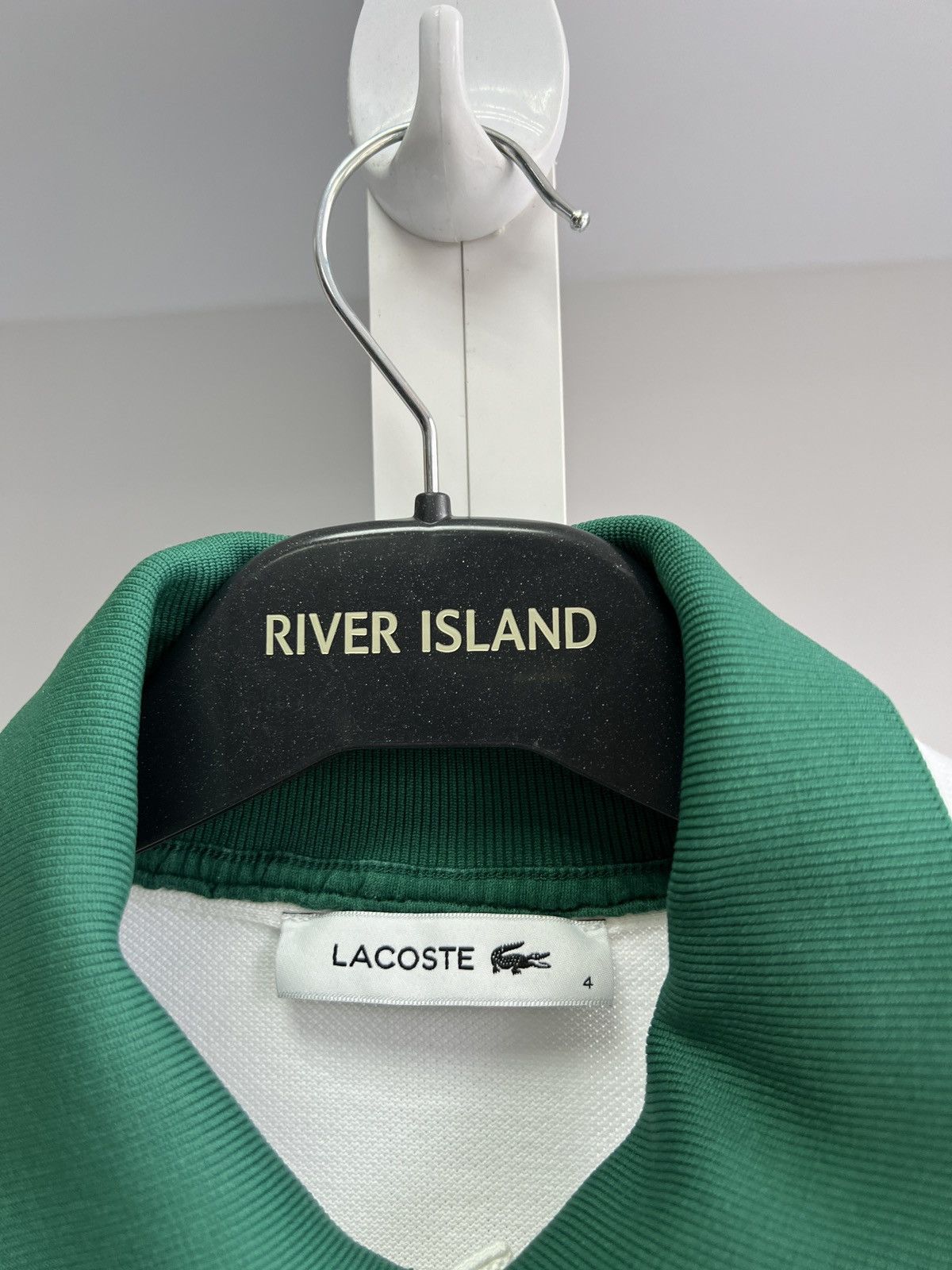 Lacoste × Vintage Vintage Lacoste White Streetwear Polo T-Shirt Size US L / EU 52-54 / 3 - 9 Thumbnail