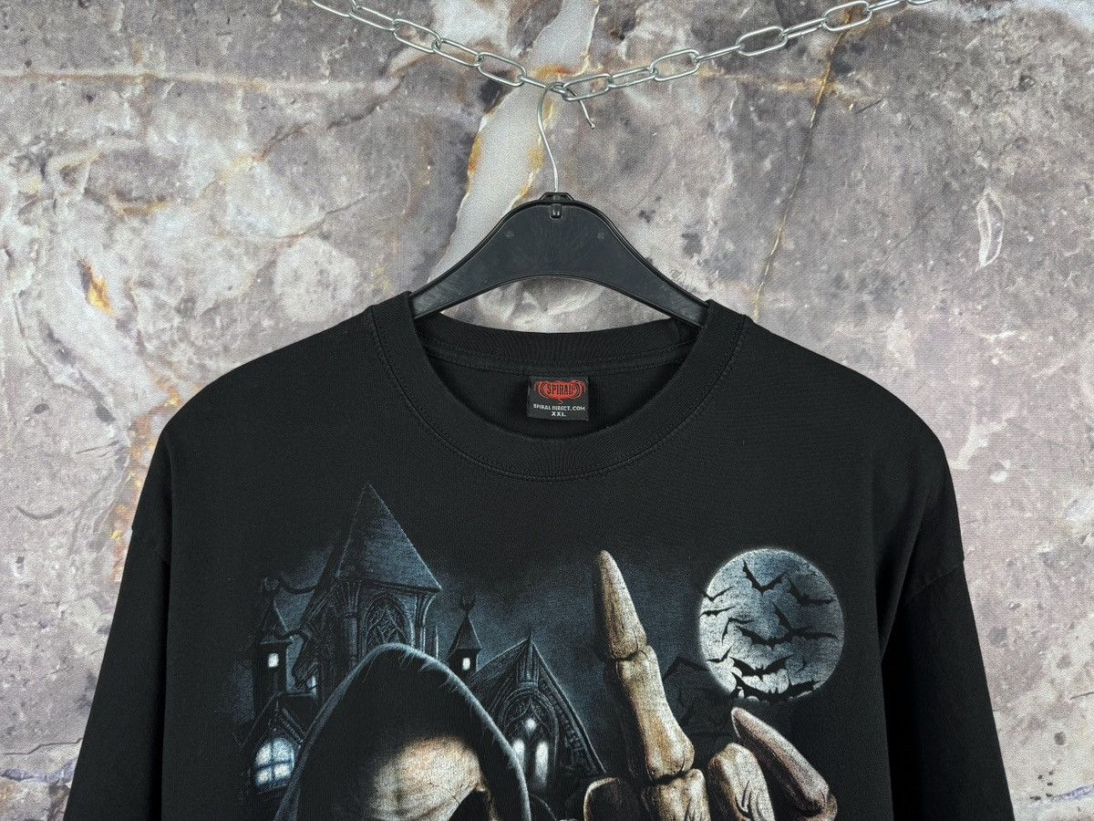 Other Grim Reaper Skeleton Graphic T-Shirt I Am Social Distancing Size US XXL / EU 58 / 5 - 3 Thumbnail