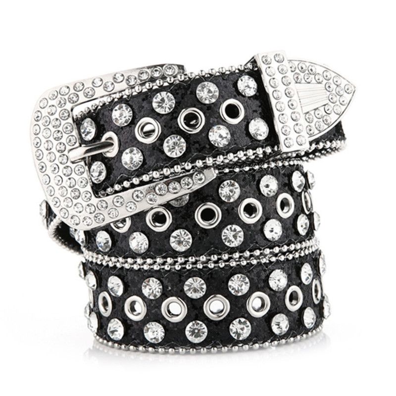 Japanese Brand rhinestone bling bling belt Size ONE SIZE - 1 Thumbnail