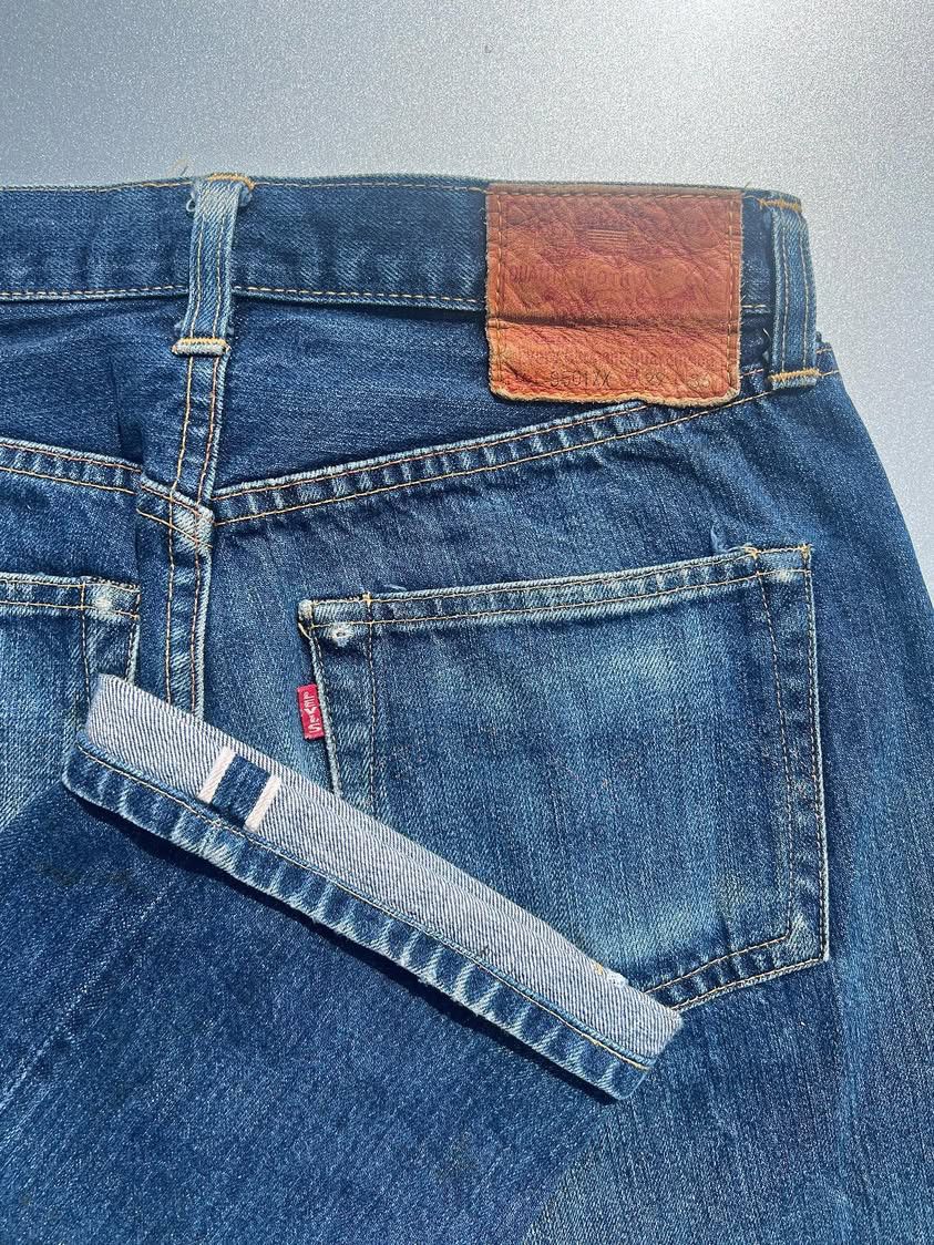 Levi's Vintage Big E levis S501XX 555 button Size US 29 - 1 Thumbnail