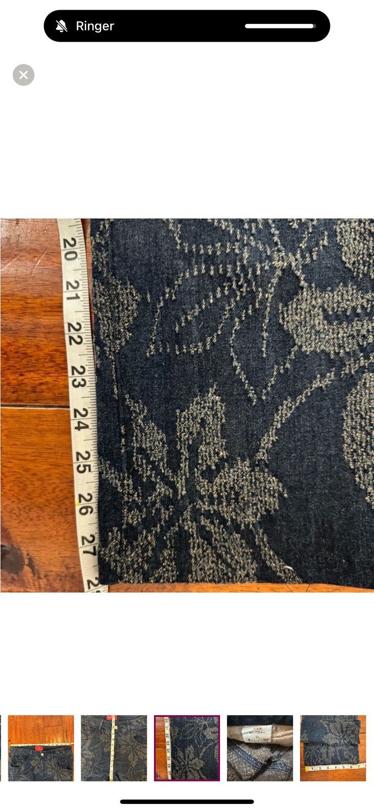 Japanese Brand × Vintage +8 Securacid Japanese Embroidered Flowers Jean, JP LL, US S Size US 30 / EU 46 - 11 Thumbnail