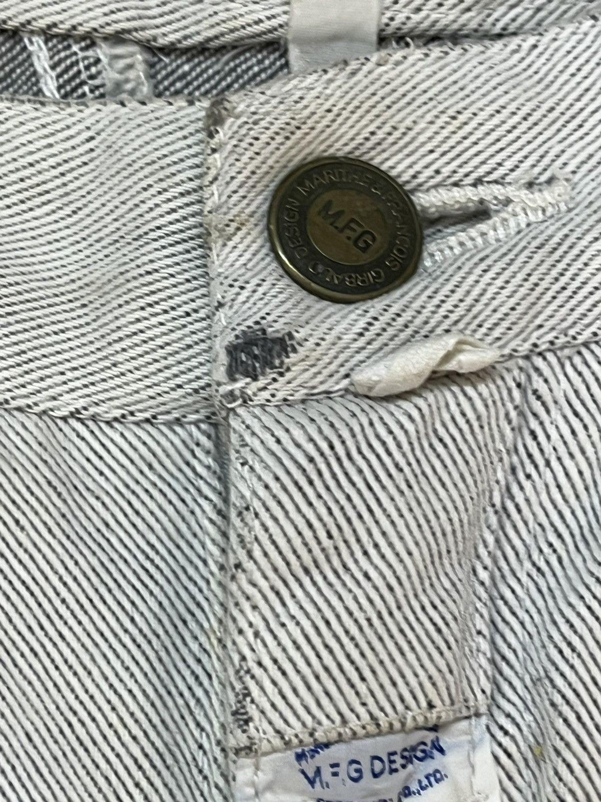 Marithe + Francois Girbaud × Vintage Vintage MFG Stonewashed Shorts Denim Size US 28 / EU 44 - 8 Thumbnail