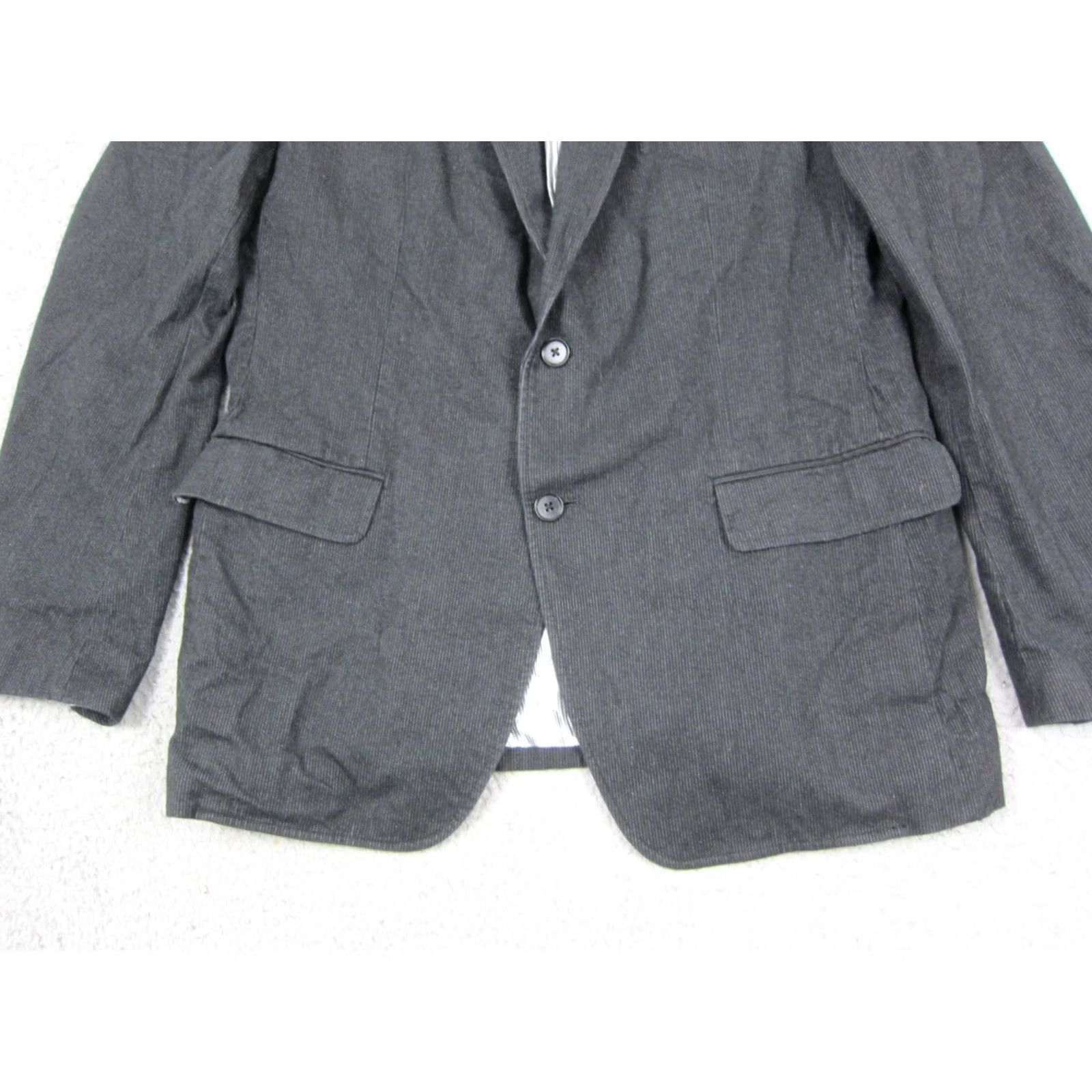 Banana Republic VINTAGE Banana Republic Blazer Jacket Mens 44R Black Tailored Fit Work Coat, Blazer, Banana Republic, 44R, Black, Regular, Men Size 44R - 2 Thumbnail