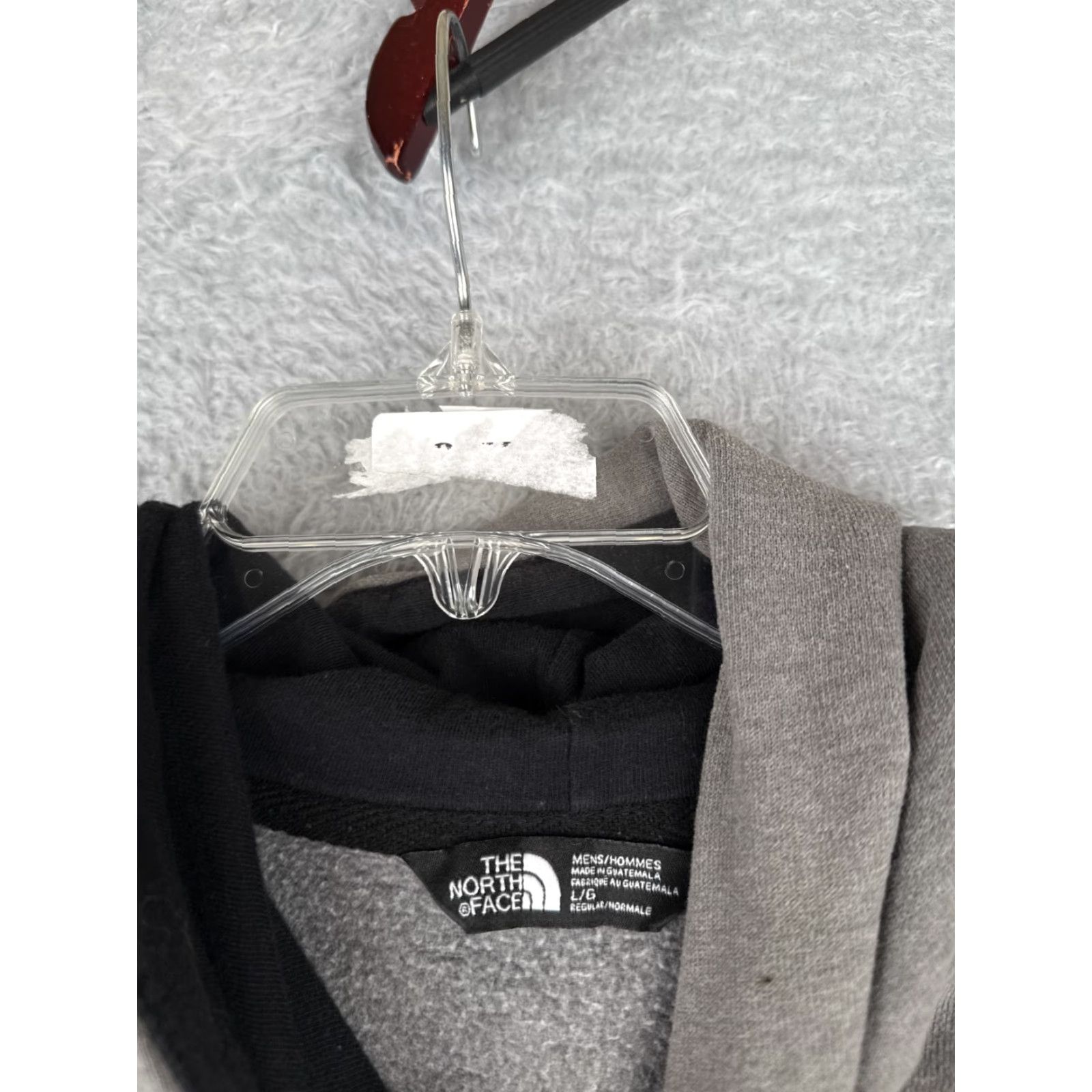 The North Face VINTAGE The North Face Hoodie Mens L Gray Pullover Cotton Blend Logo Pocket Men Size US L / EU 52-54 / 3 - 6 Thumbnail