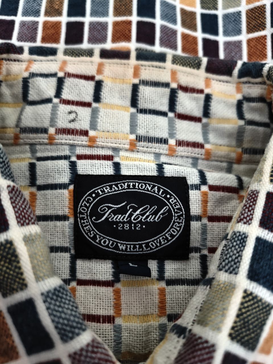 Flannel Vintage Trad Club Checked Shirt Size US M / EU 48-50 / 2 - 3 Thumbnail
