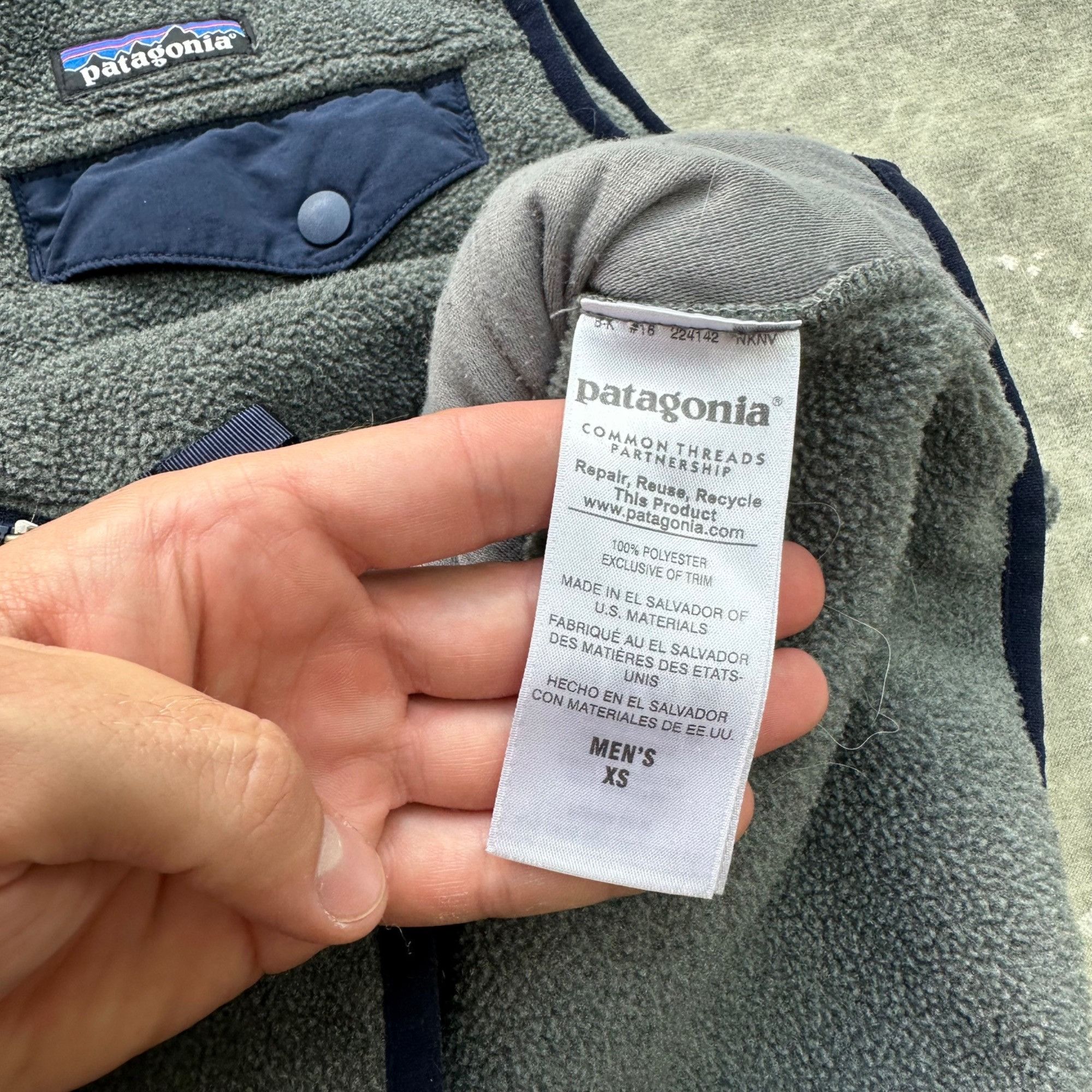 Patagonia × Vintage Vintage Patagonia Synchilla Zip Up Fleece Vest Jacket Size US XS / EU 42 / 0 - 3 Thumbnail