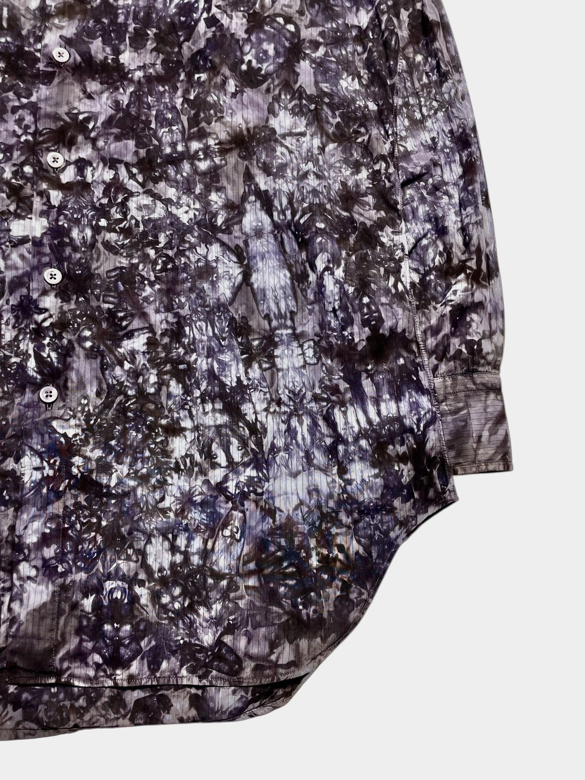 Issey Miyake Hamilton - Pattern Flower Art Long Shirt Size US L / EU 52-54 / 3 - 3 Thumbnail