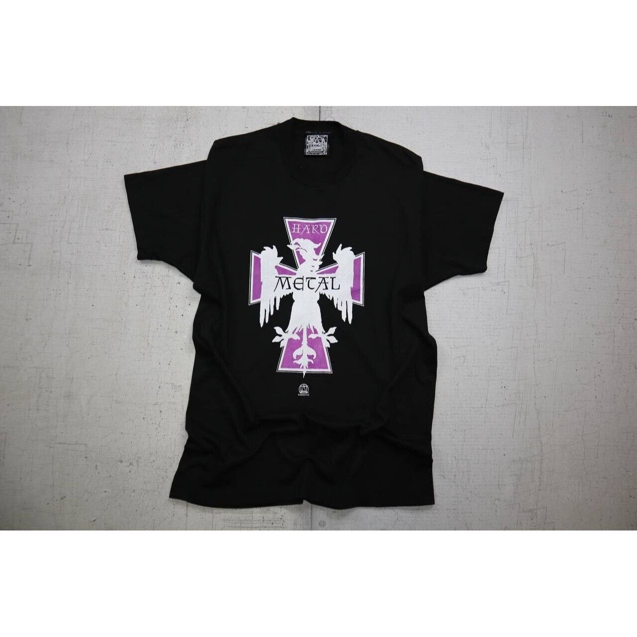 Vintage Vintage 80s Cykxtees Goth Hard Metal Shirt Black Size Large Size US L / EU 52-54 / 3 - 1 Thumbnail