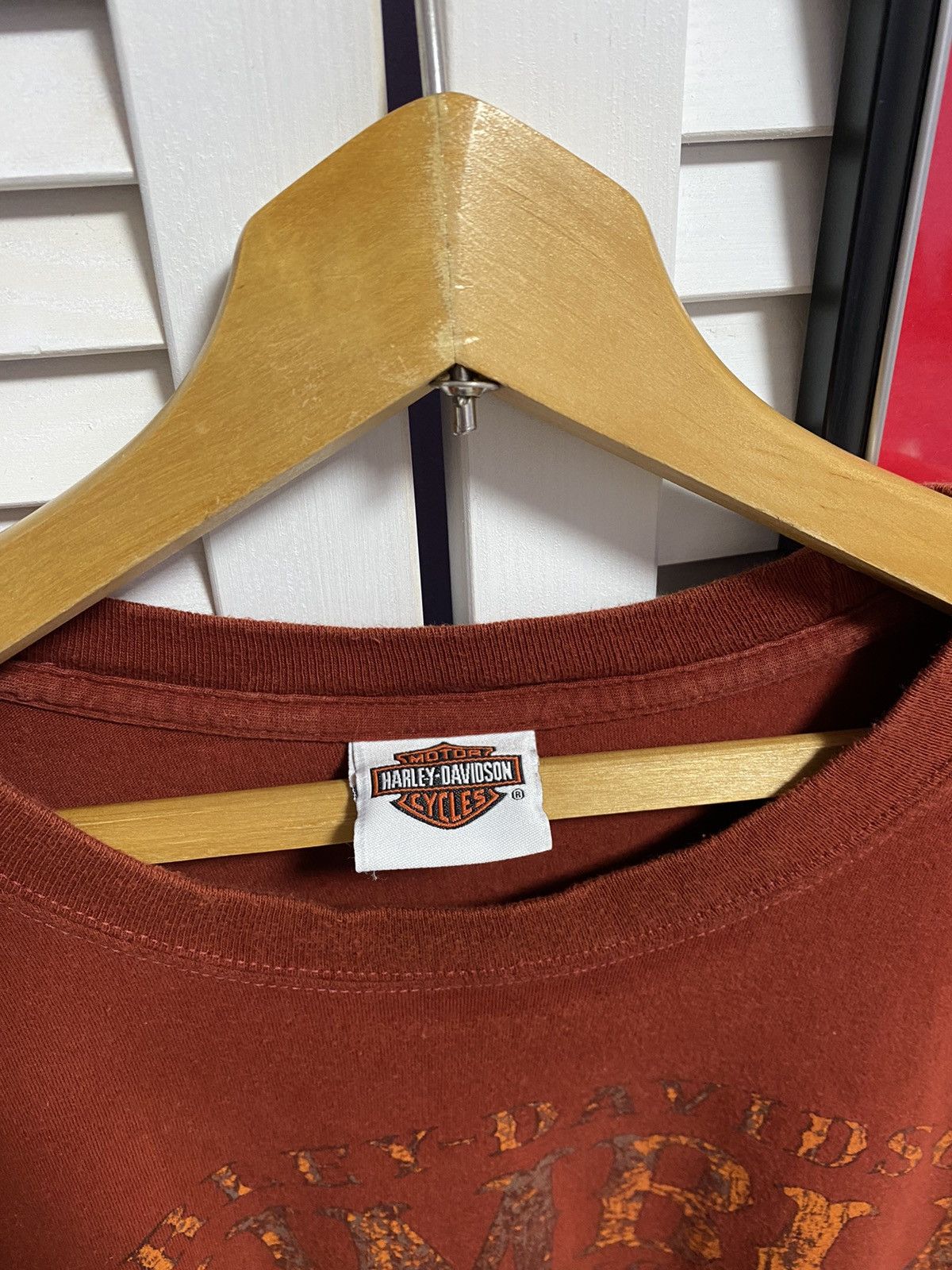 Harley Davidson Vintage T Shirt Tee Harley Davidson Cowboy Texas Tour Size US L / EU 52-54 / 3 - 6 Thumbnail