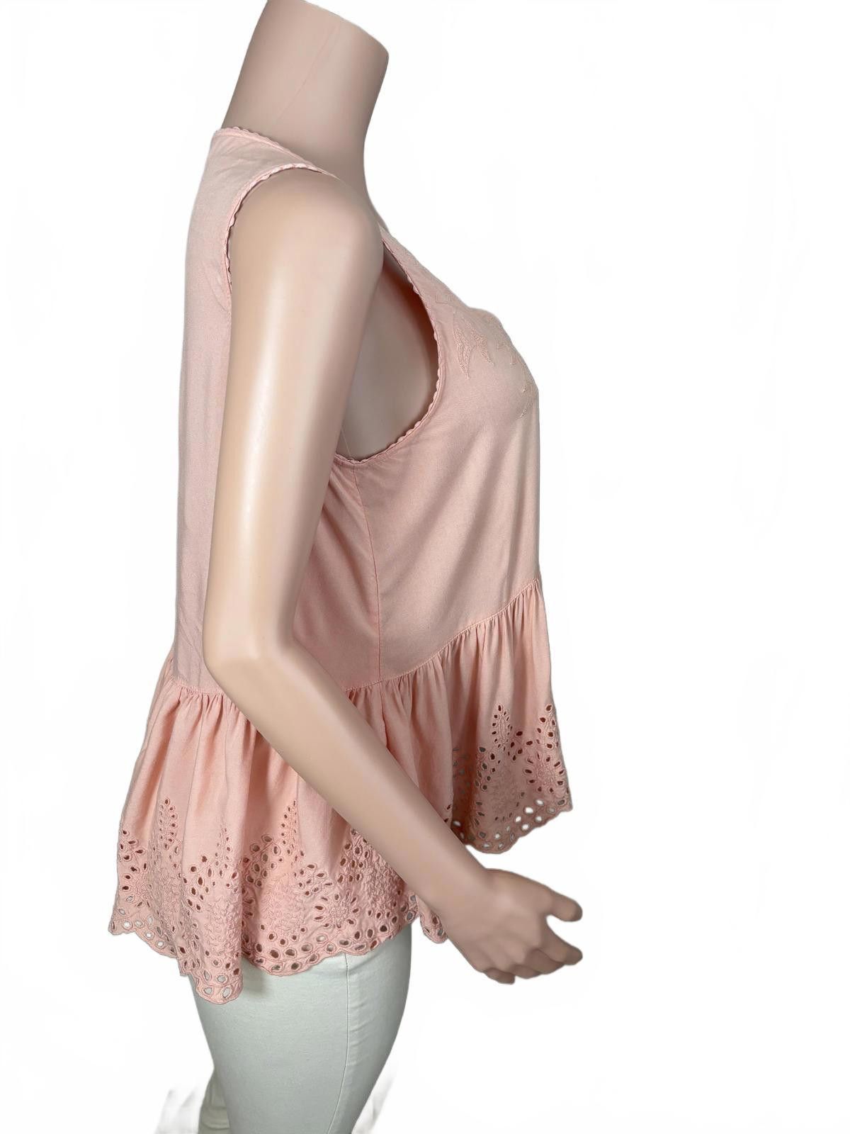 Other True Craft Boho Peach Cottage Core Embroidered Top M Size M / US 6-8 / IT 42-44 - 7 Thumbnail