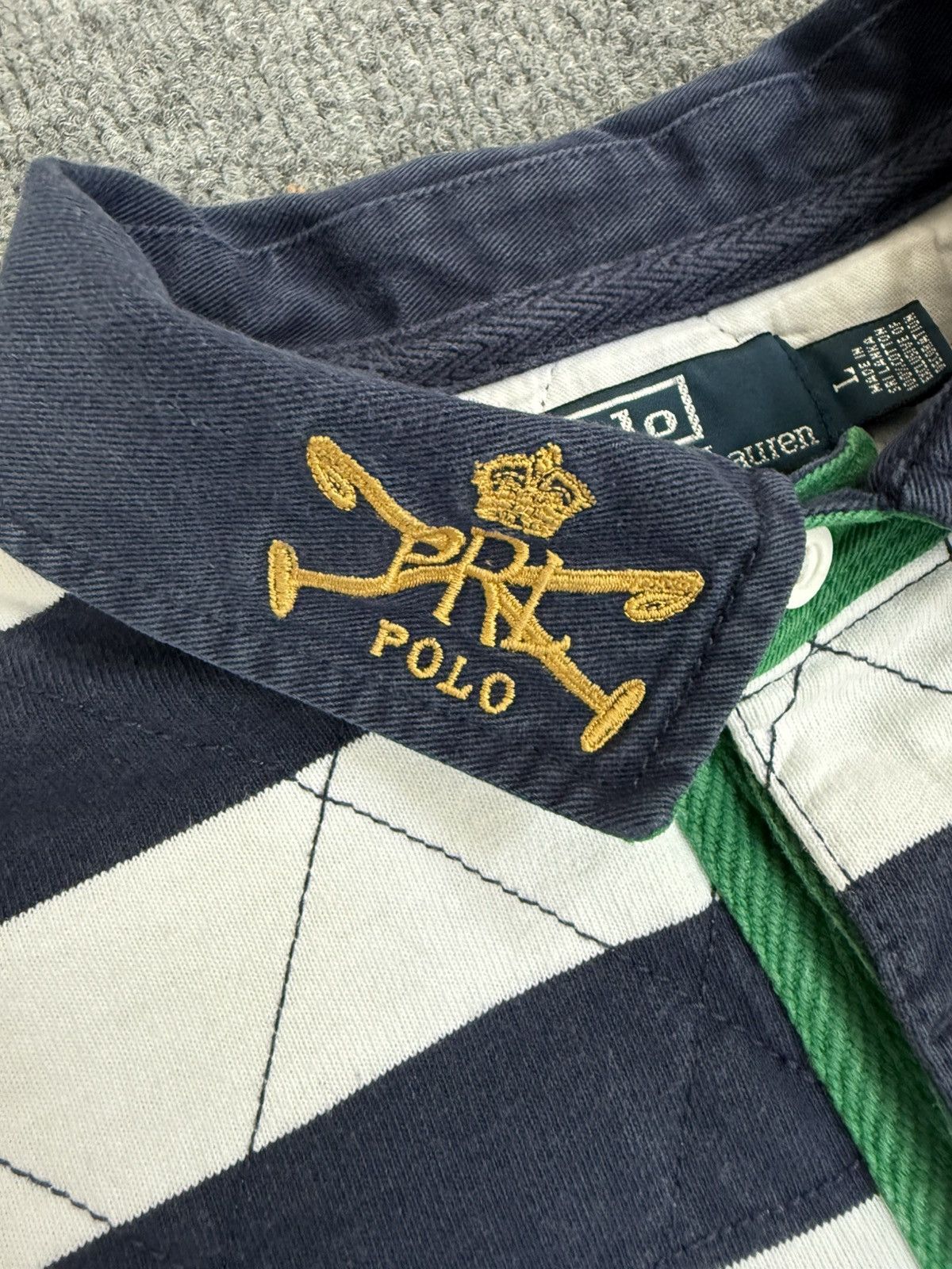 Polo Ralph Lauren Polo Ralph Lauren Mercer Polo Team Rugby Shirt L Size US L / EU 52-54 / 3 - 5 Thumbnail