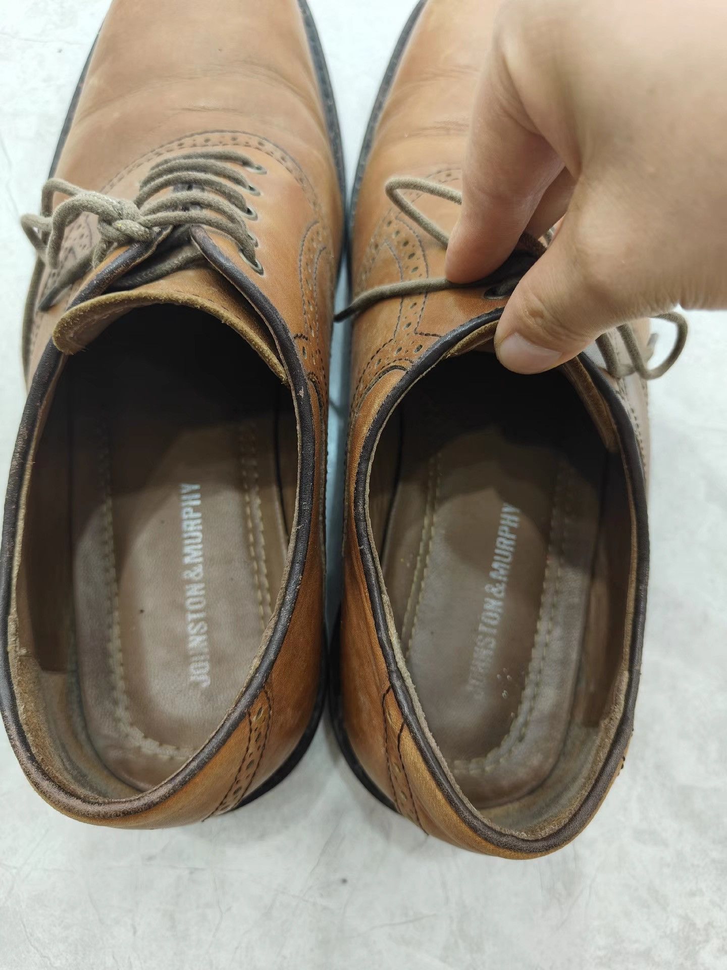 Johnston & Murphy Johnston＆murphy Men's Genuine Leather Shoes K29 Size US 10 / EU 43 - 2 Thumbnail