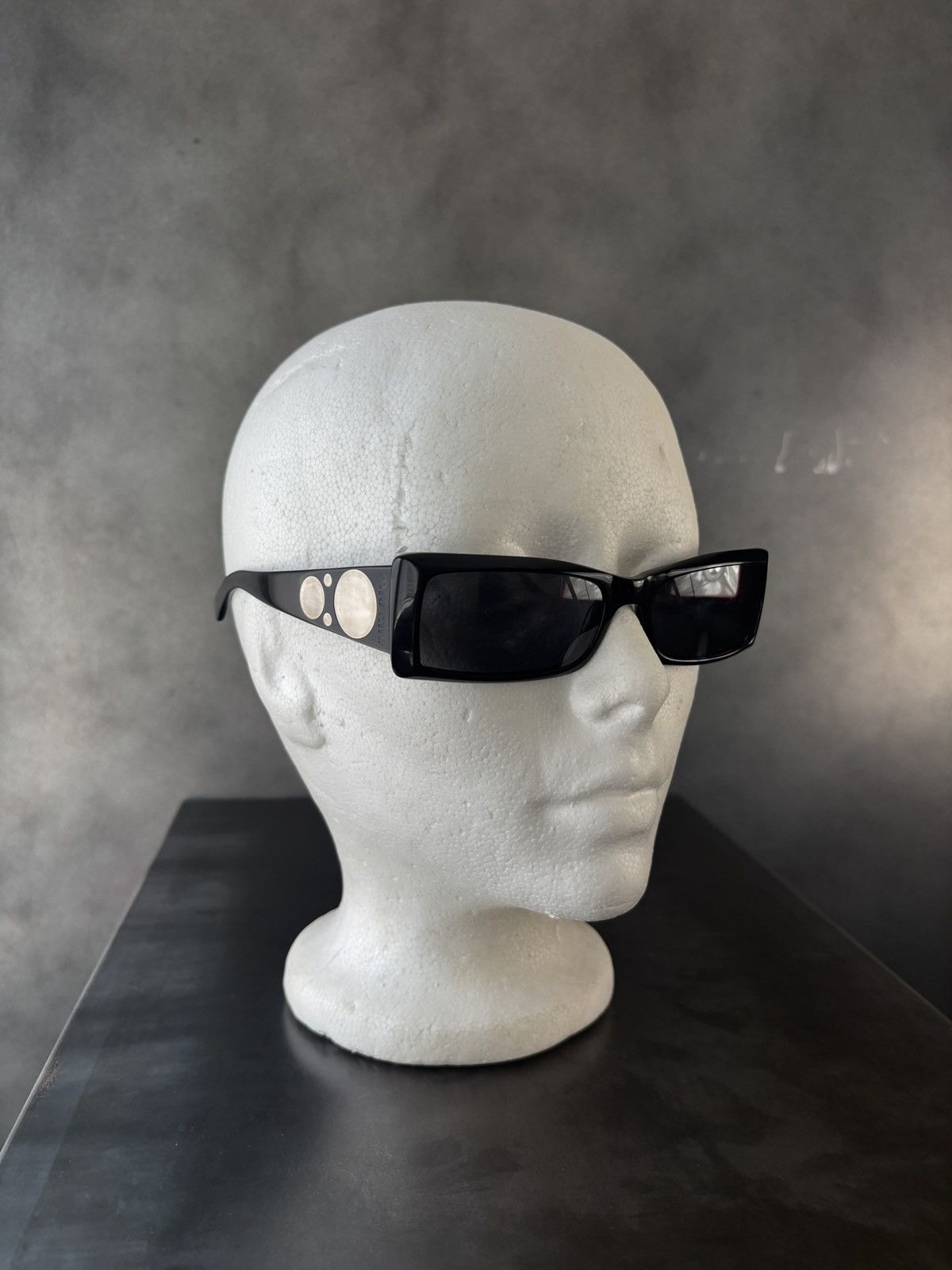 Miu Miu Miu Miu Sunglasses 2000s Y2K Silver Circles SMU21E Vintage Size ONE SIZE - 4 Thumbnail