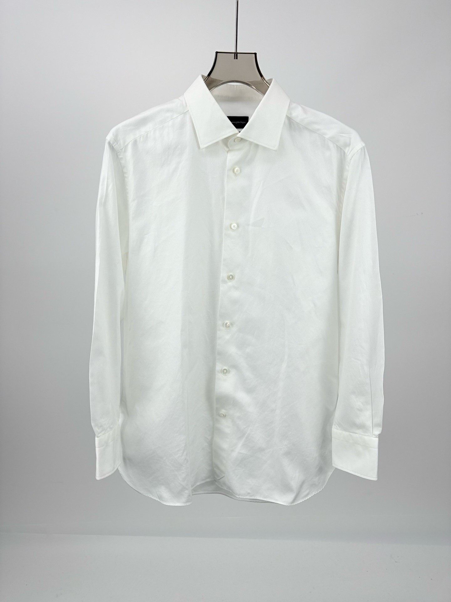 Ermenegildo Zegna Ermenegildo Zegna Long Sleeve Shirt Size US XS / EU 42 / 0 - 1 Thumbnail