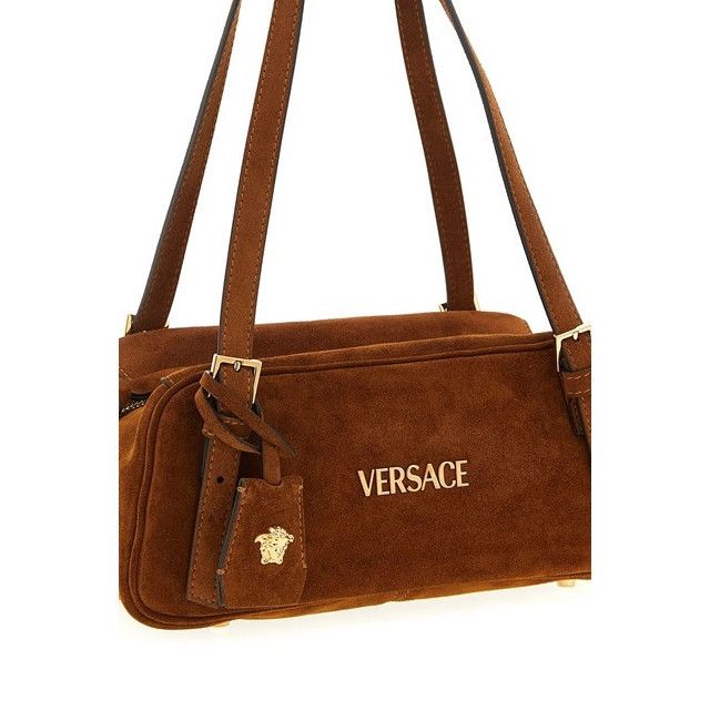 Versace VERSACE Brown Suede Shoulder New And Authentic Size ONE SIZE - 3 Thumbnail