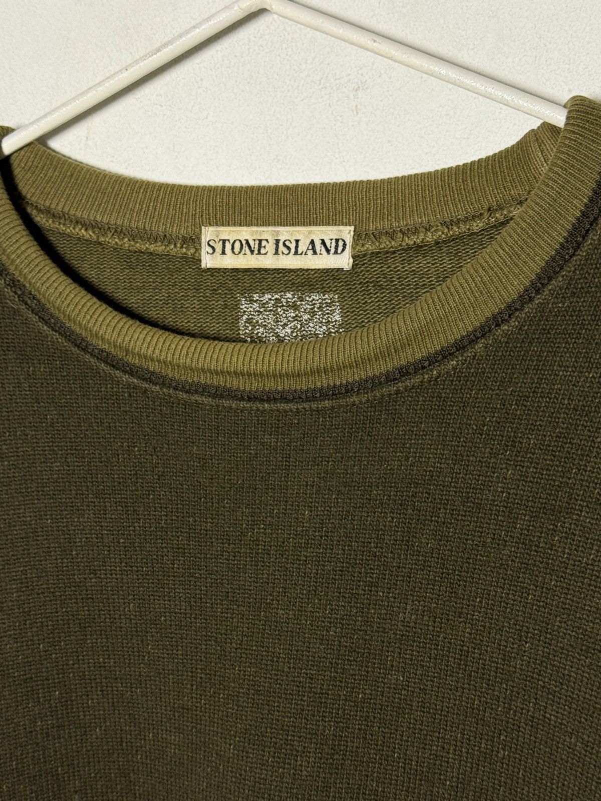 Stone Island stone island 90s wool/nylon crewneck sweater Size US XL / EU 56 / 4 - 5 Thumbnail