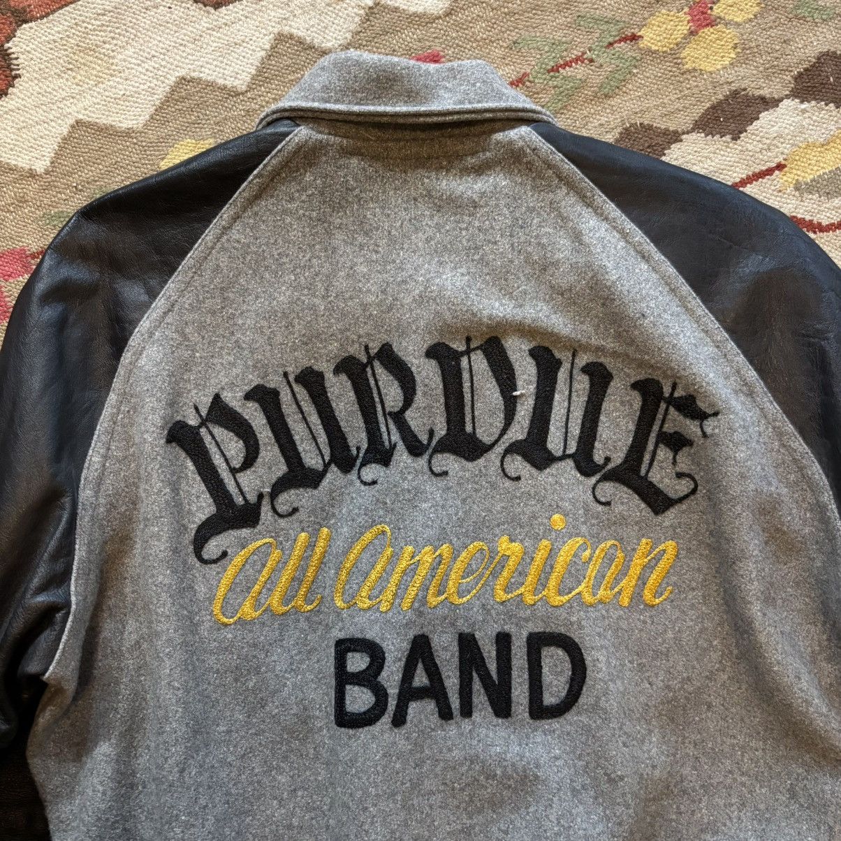 Vintage Vintage 1970s Purdue Chain stitched Old English Wool Varsity Size US M / EU 48-50 / 2 - 5 Thumbnail