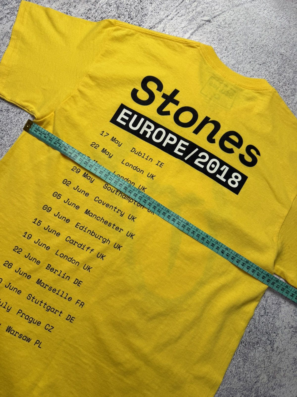 Band Tees Vintage The Rolling Stones Europe Tour 2018 Size US M / EU 48-50 / 2 - 19 Thumbnail