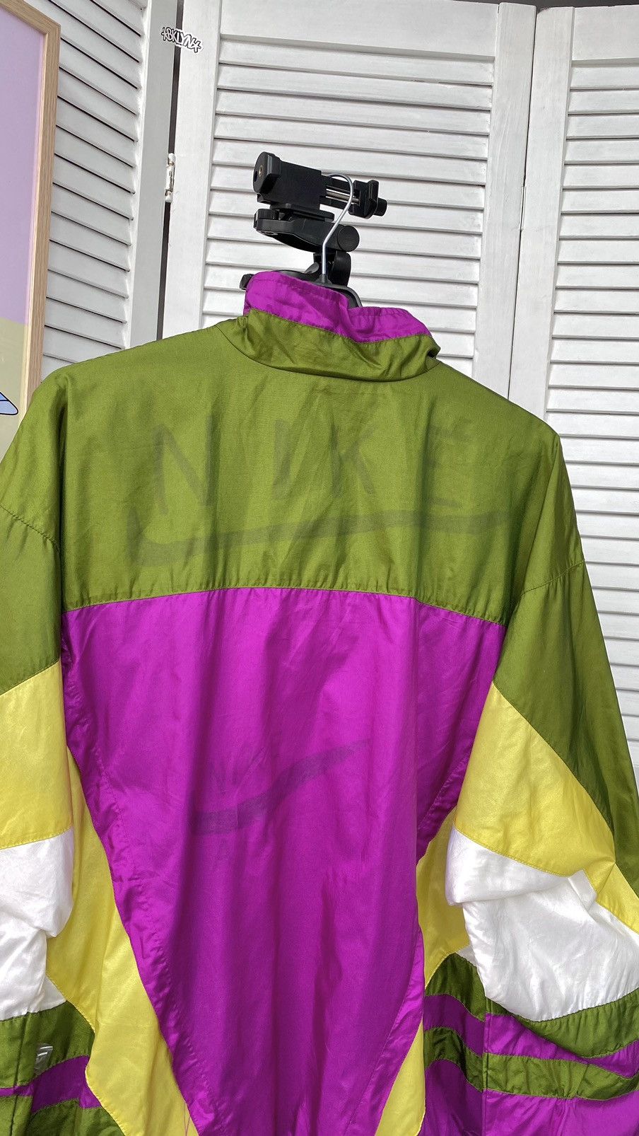 Nike × Vintage Vintage Nike International Track Retro Nylon Jacket 90s Size US L / EU 52-54 / 3 - 8 Thumbnail