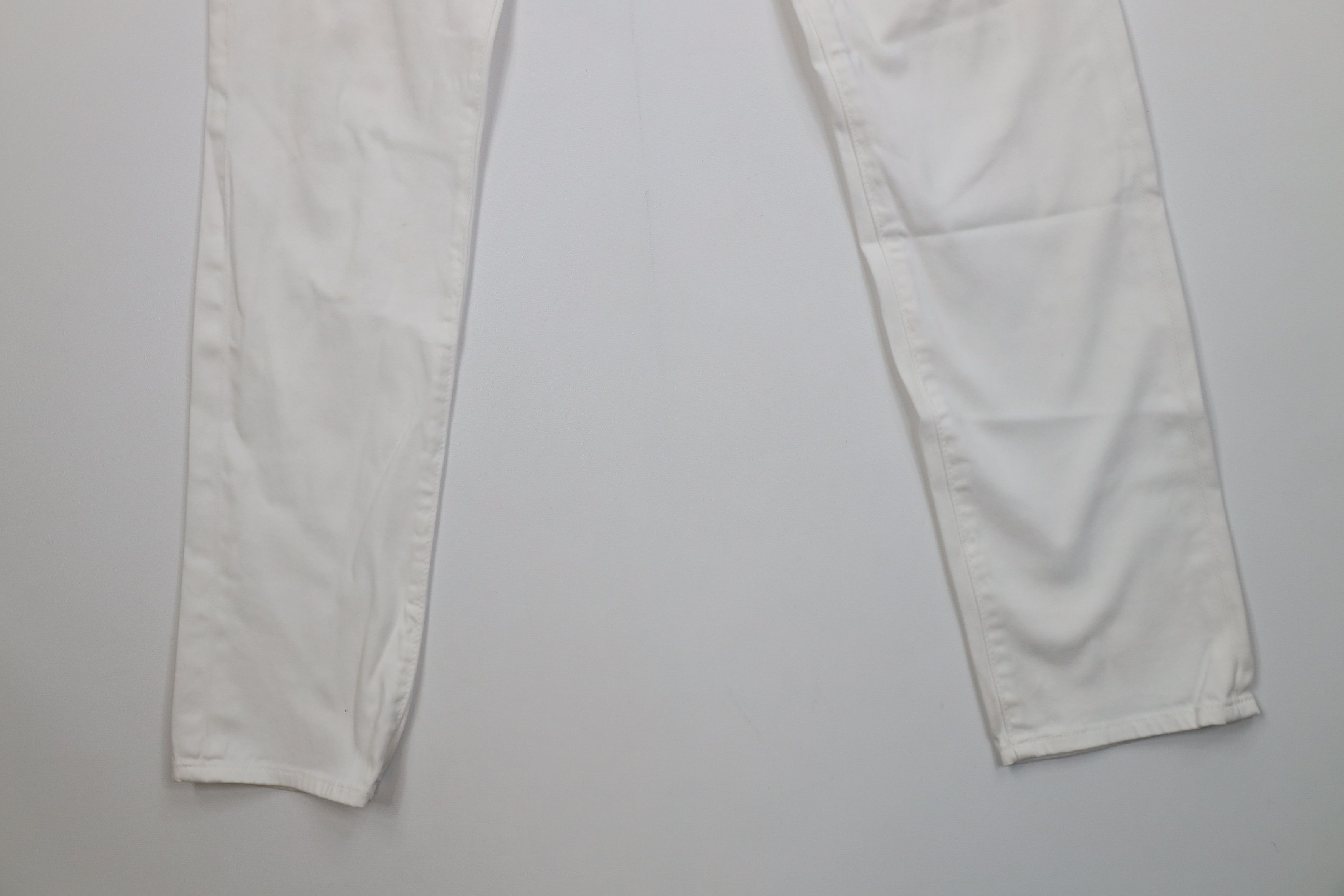 AG Adriano Goldschmied Adriano Goldschmied The Stilt Cigarette Leg Pants White Size 28" / US 6 / IT 42 - 4 Thumbnail