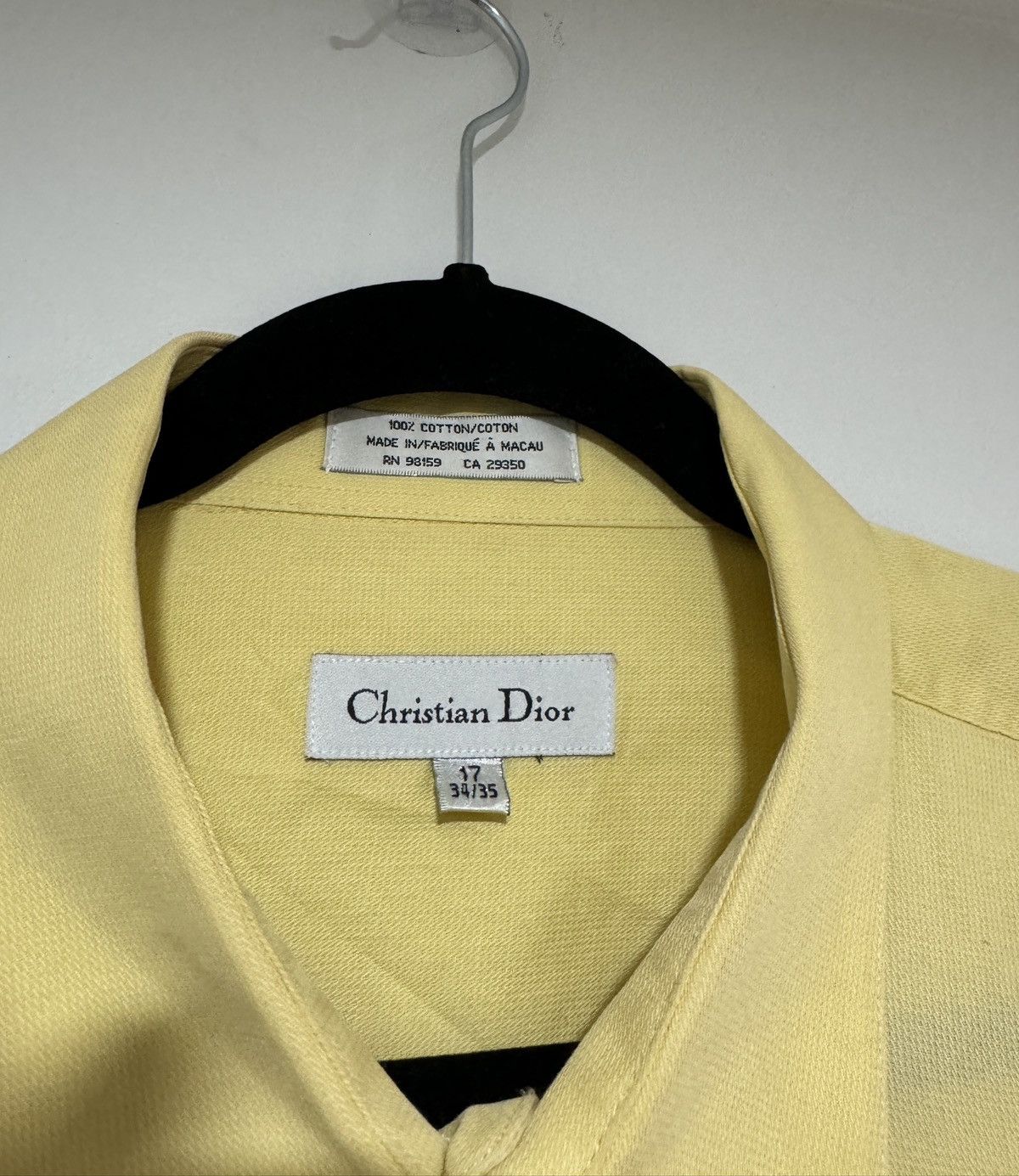 Dior Vintage Christian Dior Size 17 34/35 Xl Size US XL / EU 56 / 4 - 5 Thumbnail