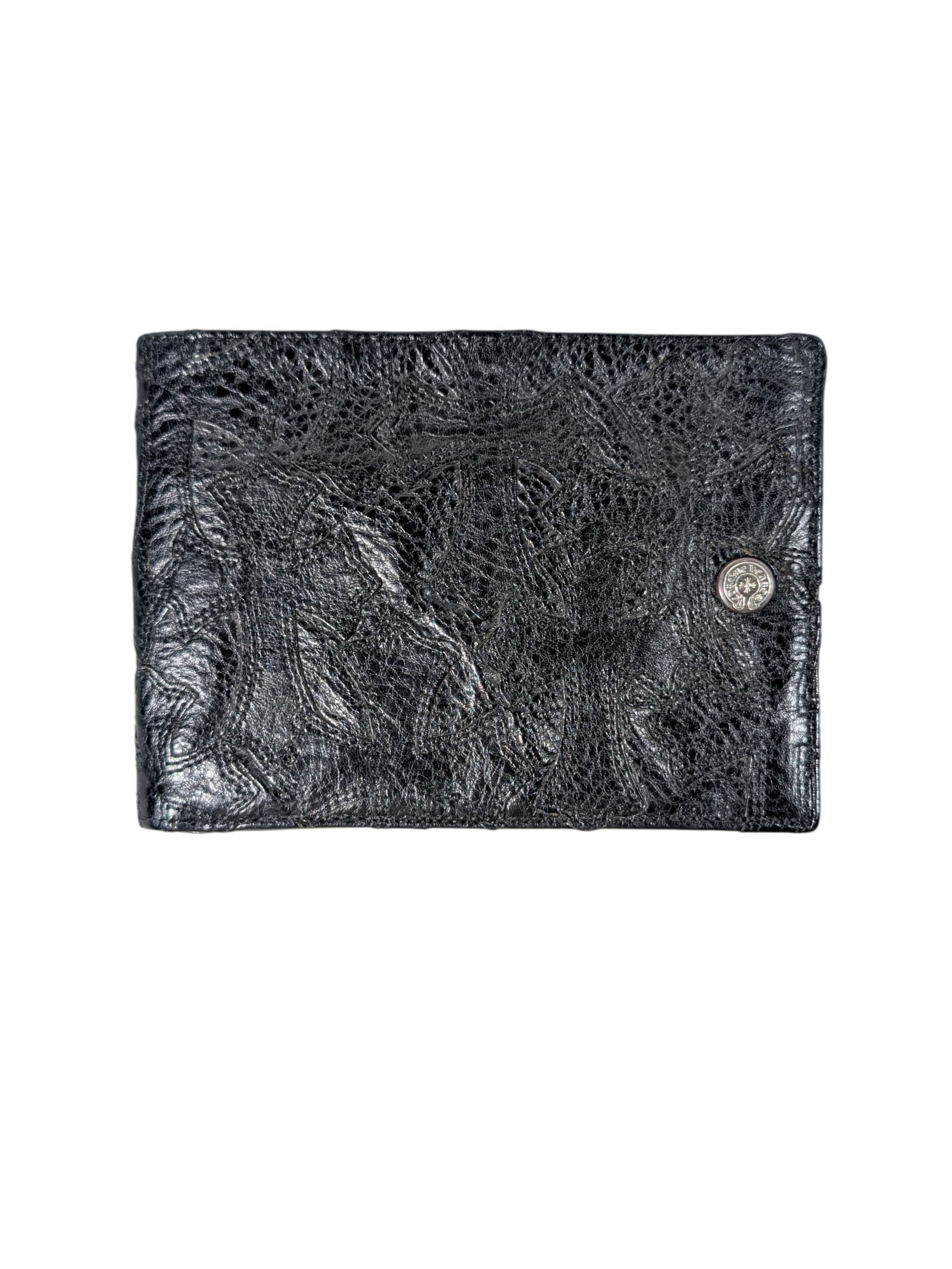 Chrome Hearts Bifold Snap Wallet Cemetery Cross Patch Aint Nothing 2 Do Size ONE SIZE - 1 Thumbnail