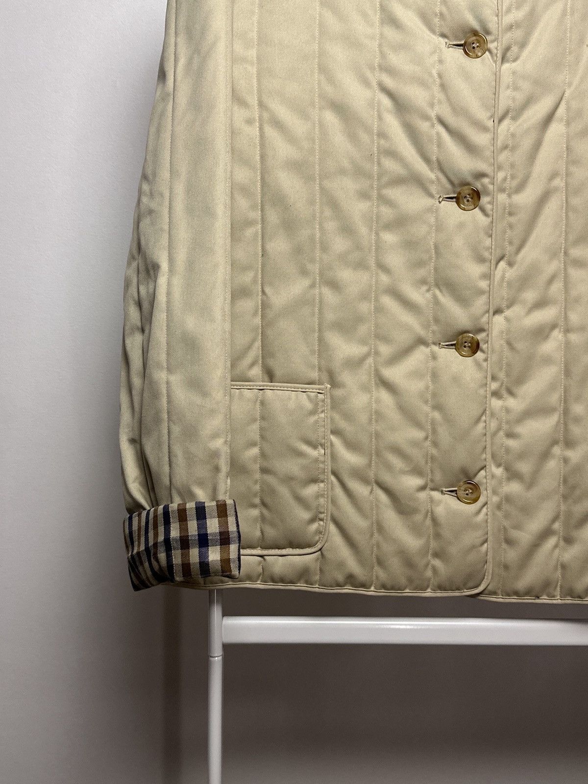 Aquascutum Aquascutum Showerproof Padded Quilted Jacket House Check Size XL / US 12-14 / IT 48-50 - 3 Thumbnail