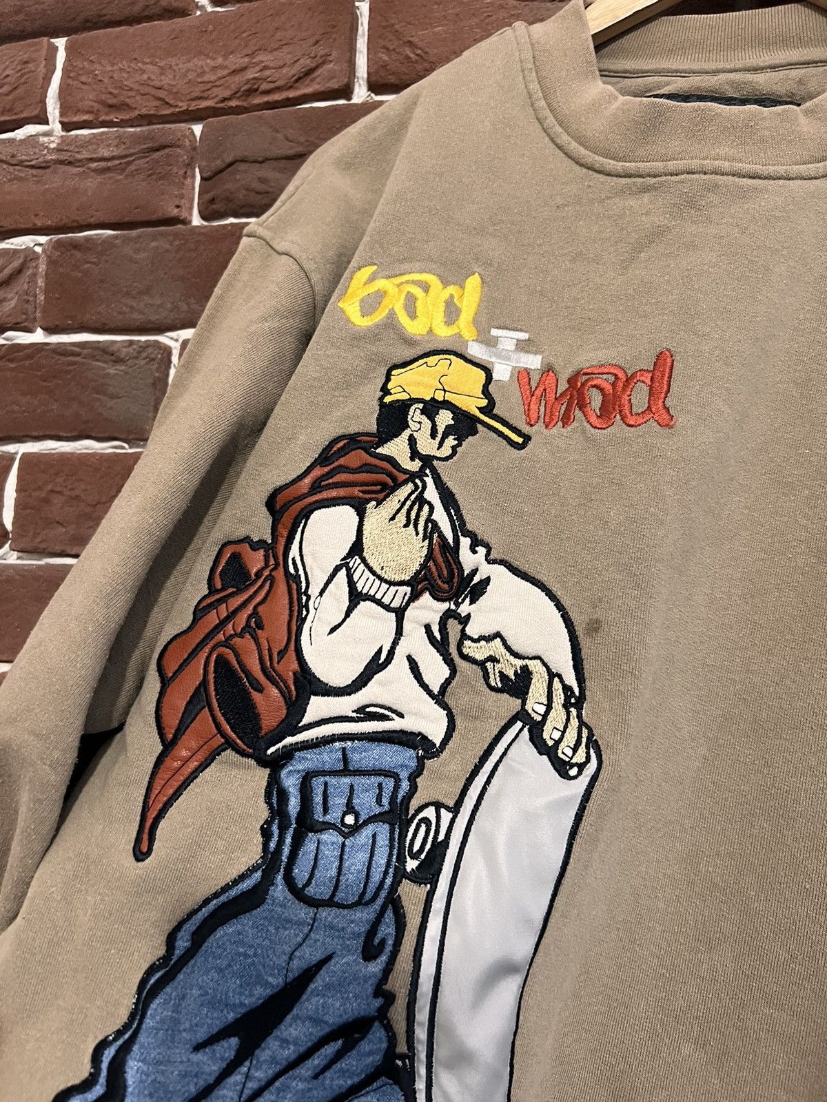 Vintage Bad Mad Skateboard Vintage Crewneck Skate Y2K Hype Streetwea Size US M / EU 48-50 / 2 - 2 Thumbnail