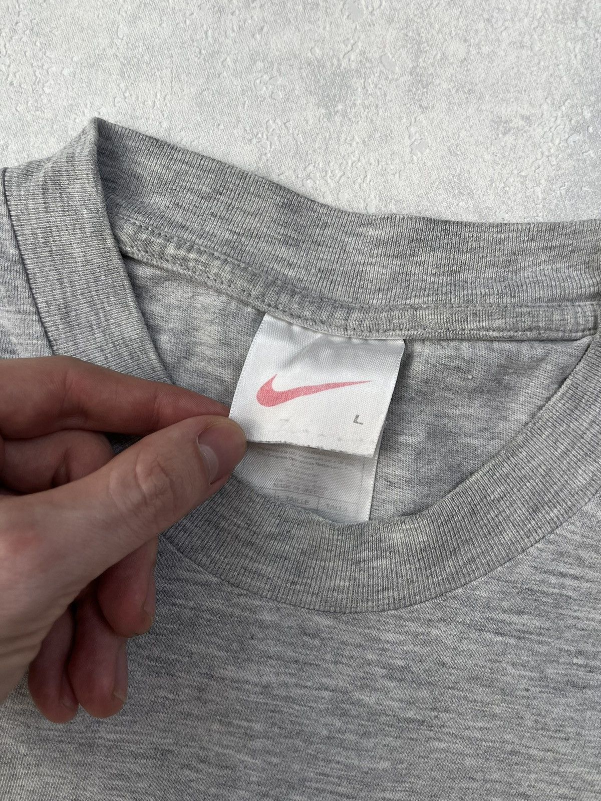 Nike × Vintage 90s Nike Air Central Swoosh Vintage Y2K Oversized T-Shirt Size US L / EU 52-54 / 3 - 3 Thumbnail