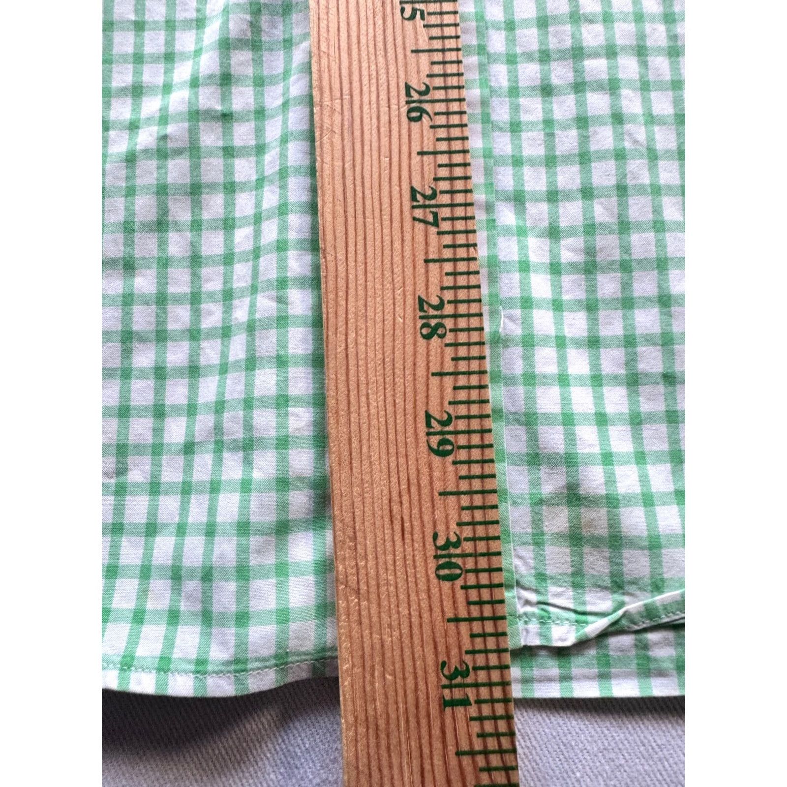 Ralph Lauren Ralph Lauren Long Sleeve Button Up Mens Large Green Check Shirt Cotton 2124 Size US L / EU 52-54 / 3 - 5 Thumbnail