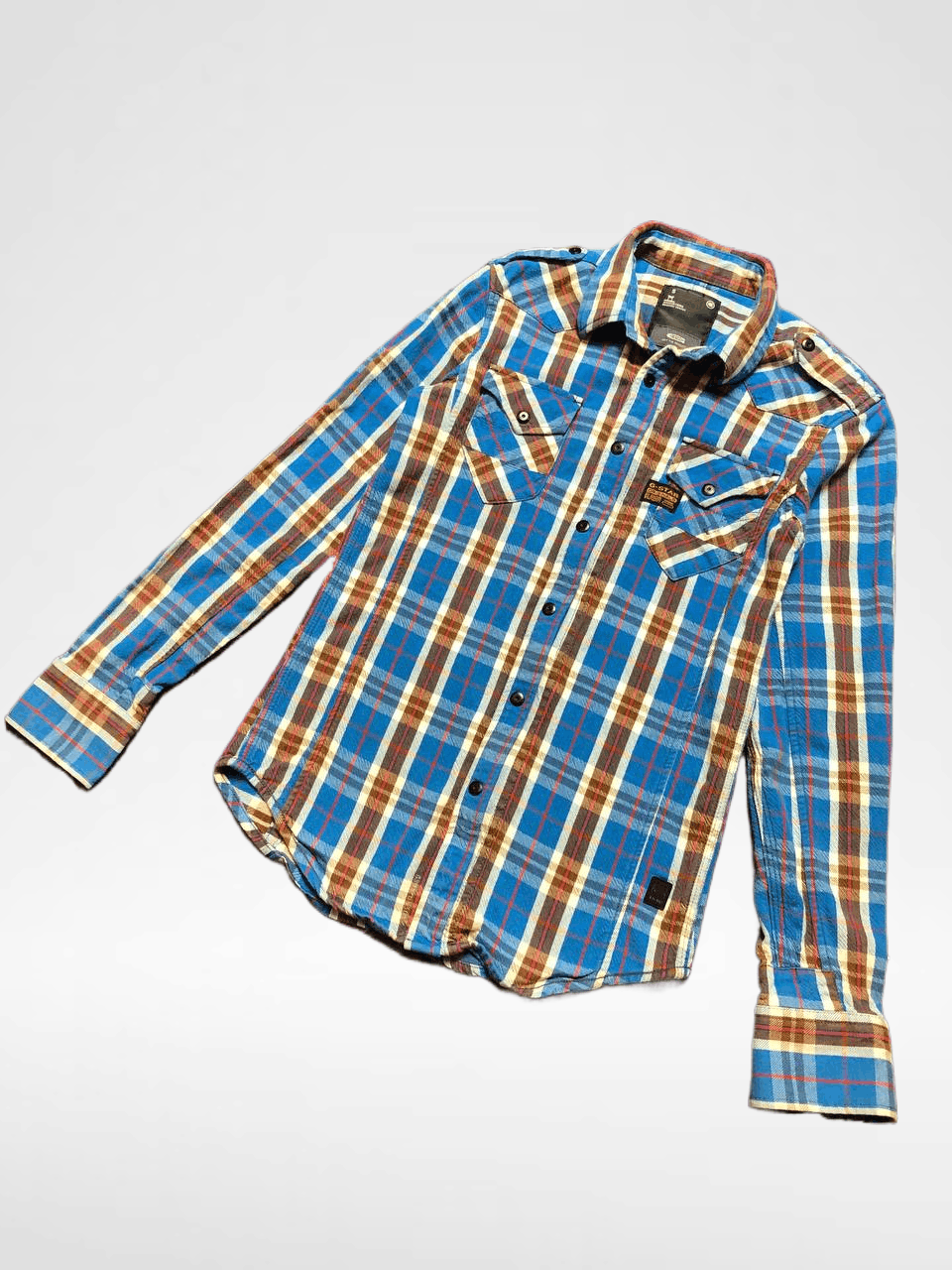 G-Star Logo G-Star Raw Y2K Print Shirt VINTAGE Size US S / EU 44-46 / 1 - 1 Thumbnail