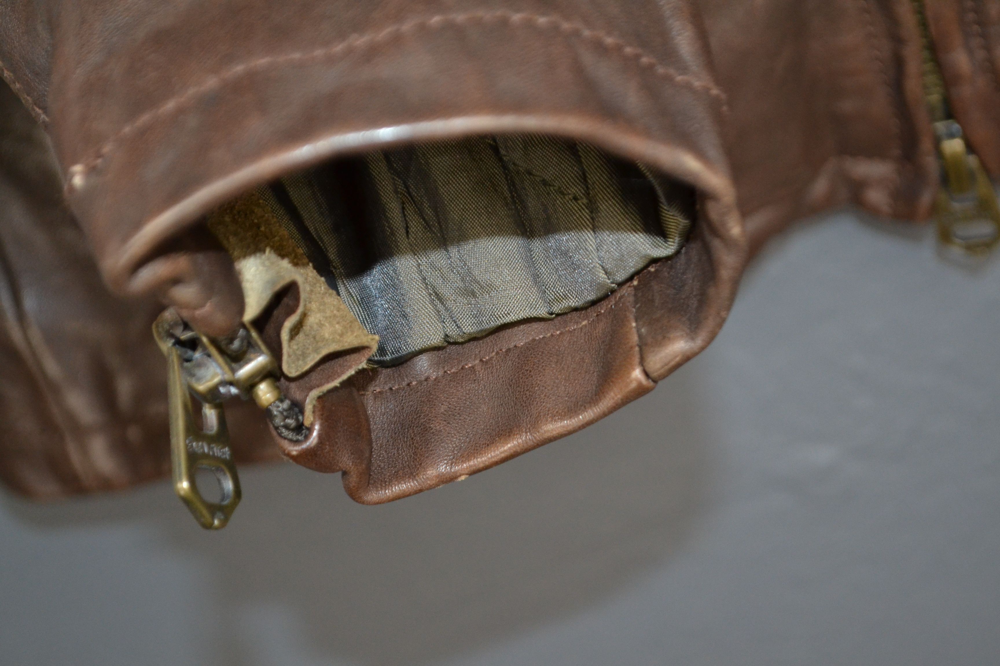 Other Ezra Fitch Cafe Racer Leather Motorcycle Jacket Size L Size US L / EU 52-54 / 3 - 3 Thumbnail