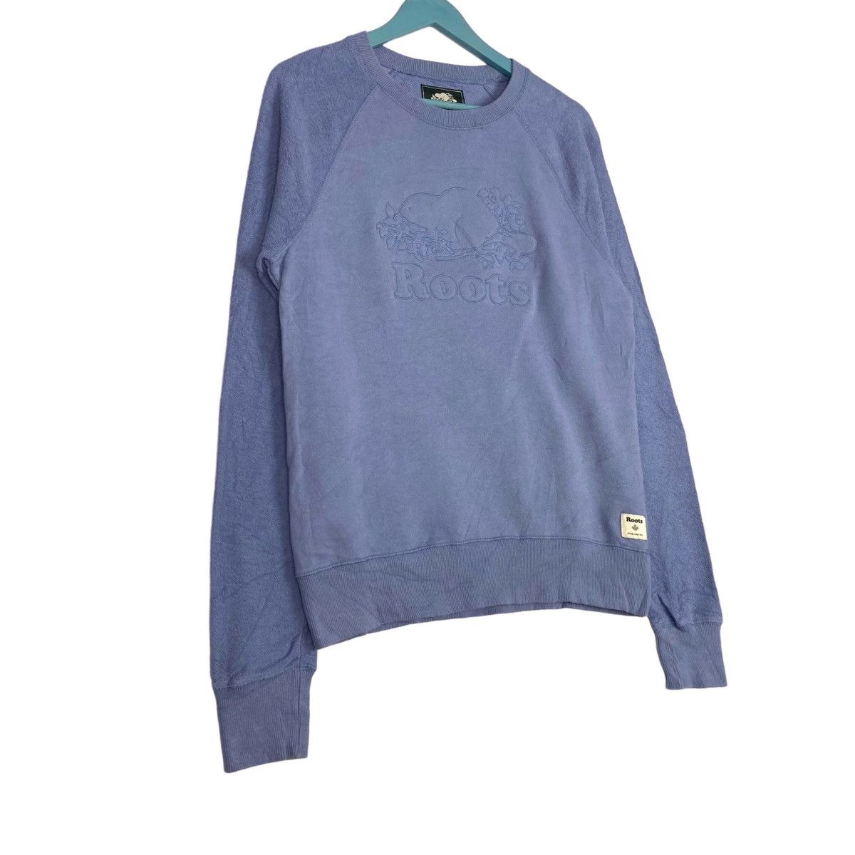 Roots × Vintage Vintage Roots Embroided Crewneck Blue Sweatshirt Size S Size S / US 4 / IT 40 - 3 Thumbnail