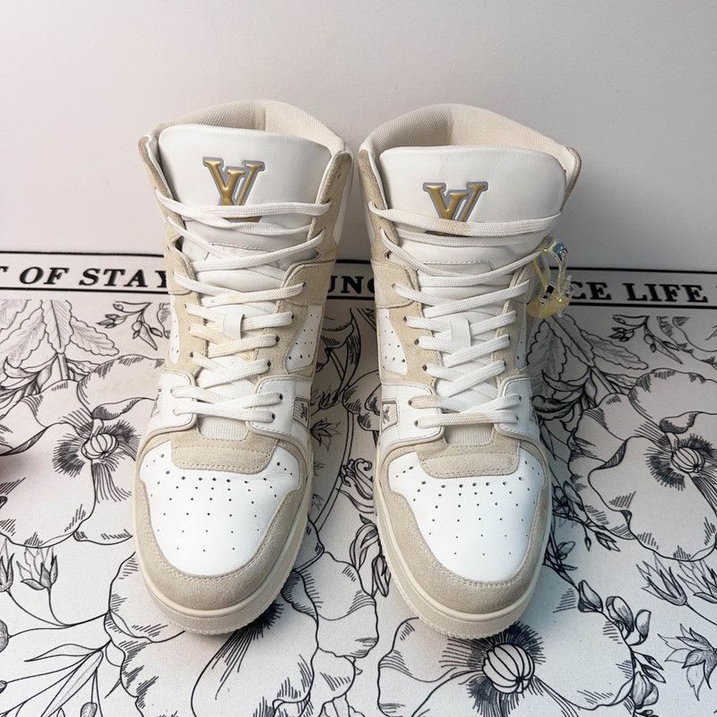 Louis Vuitton Louis Vuitton High-Top Basketball Trainer Sneakers -2508 Size US 7.5 / EU 40-41 - 2 Thumbnail