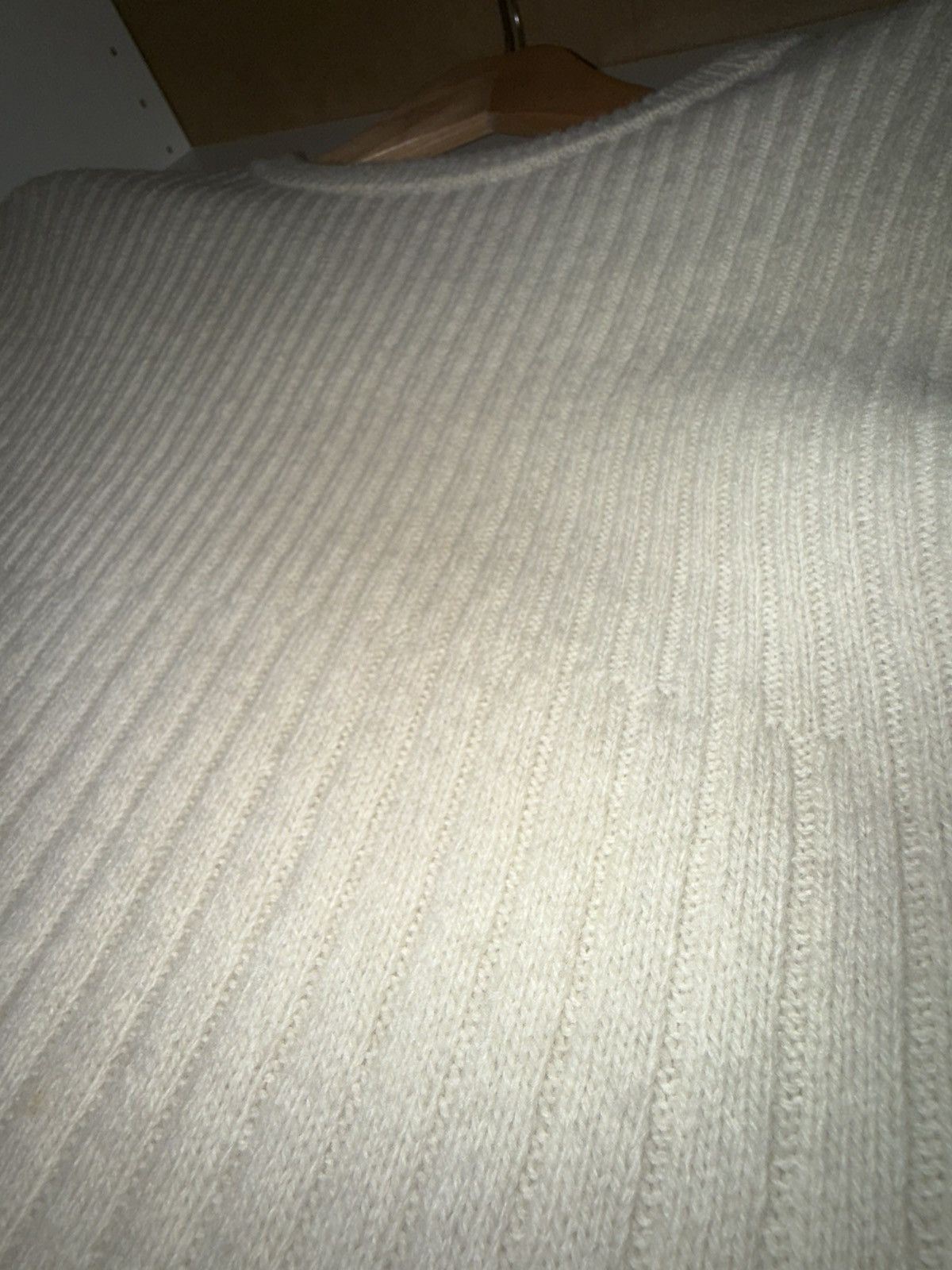 A.P.C. A.P.C Wool Sweater - Cream/Off-white Size US XL / EU 56 / 4 - 5 Thumbnail