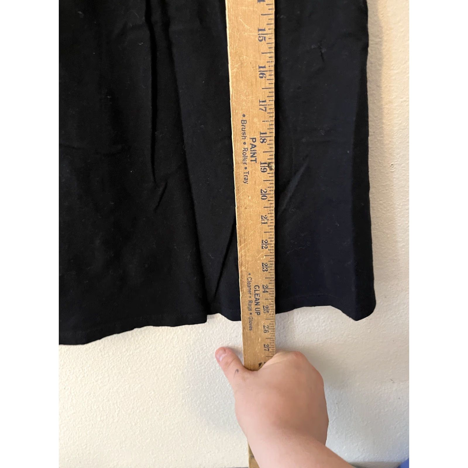 Old Navy Old Navy Shirt Womens Solid Black Cotton Round Neck Short Sleeve XL Size XL / US 12-14 / IT 48-50 - 4 Thumbnail