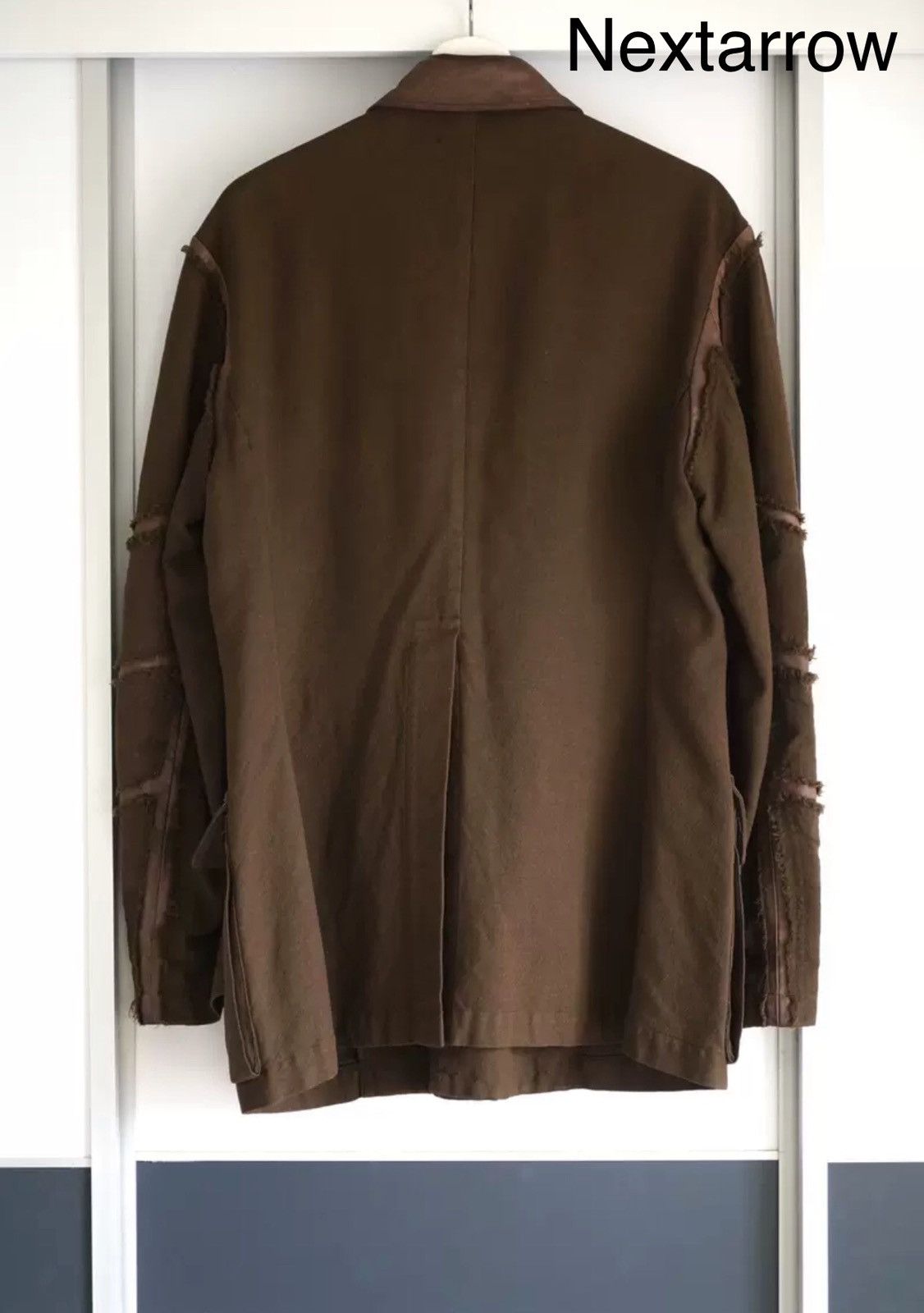 Yohji Yamamoto Yohji Yamamoto 03 aw Kangaroo Patchwork Hunting Jacket 2412- Size US M / EU 48-50 / 2 - 2 Thumbnail