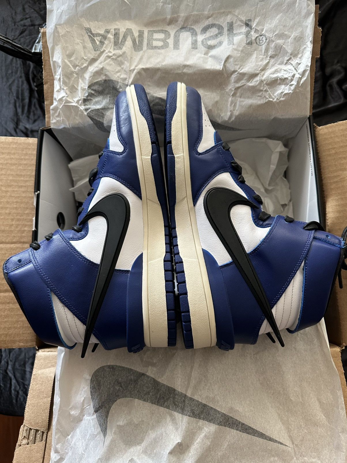 Ambush Design × Nike Nike Dunk High Ambush Blue Deep Royal Size US 11.5 / EU 44-45 - 7 Thumbnail
