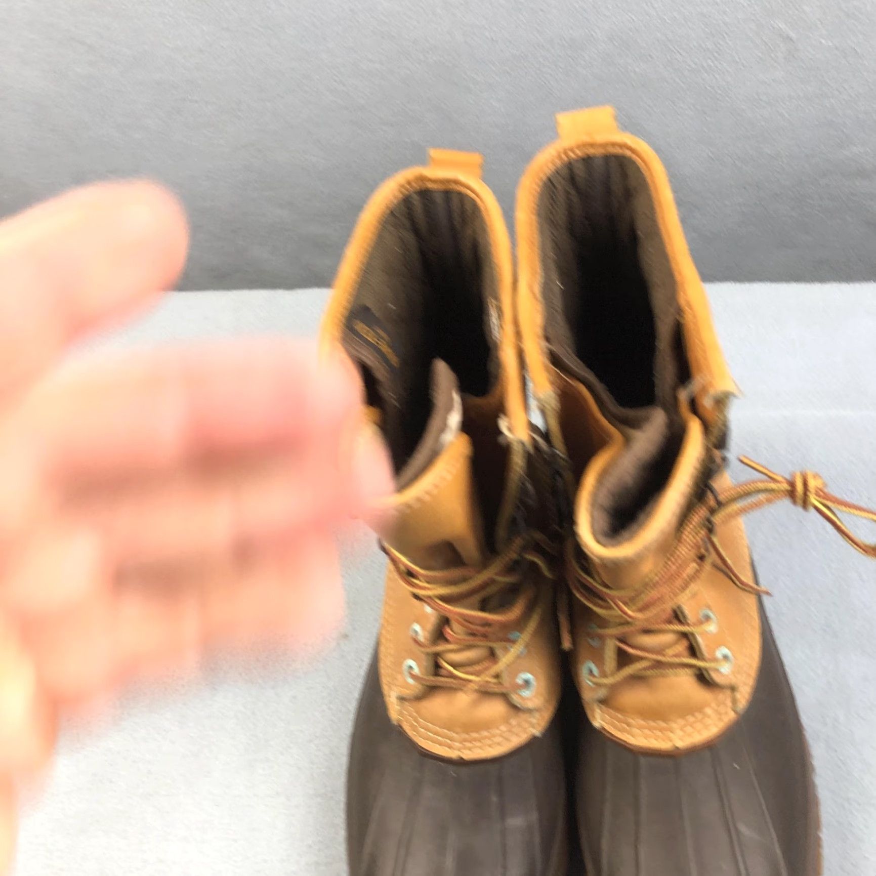 Vintage Vintage Cabelas Boots Mens Size 11 Brown Leather Rubber Duck Hunting Snow GTX Size US 11 / EU 44 - 5 Thumbnail