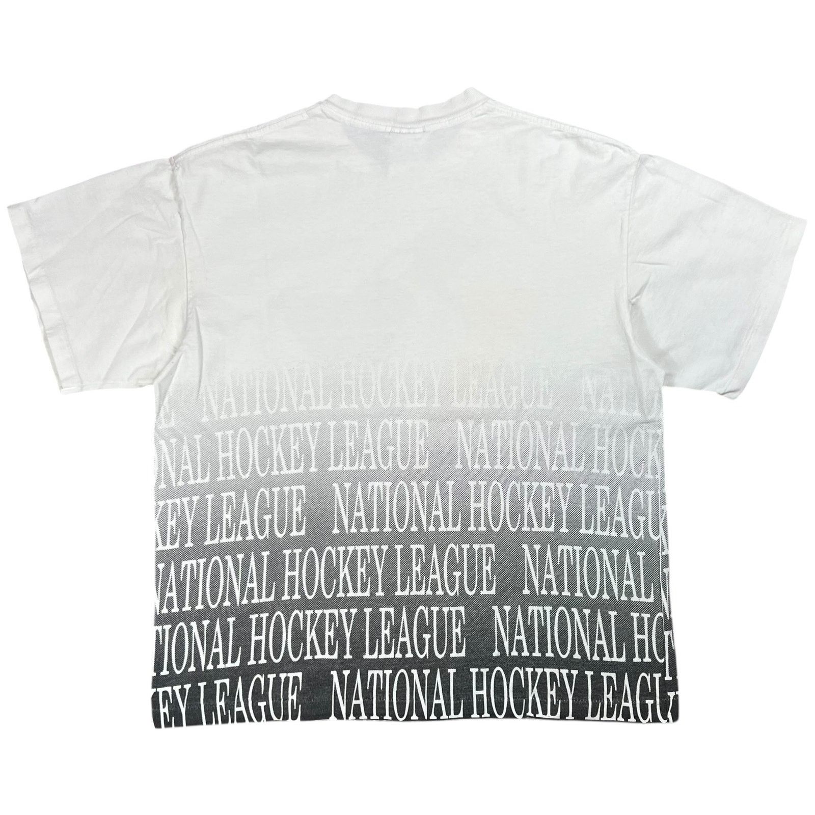 Chalk Line × NHL × Vintage 1990s Chalk Line Pittsburgh Penguins all over print tee Size US L / EU 52-54 / 3 - 8 Thumbnail