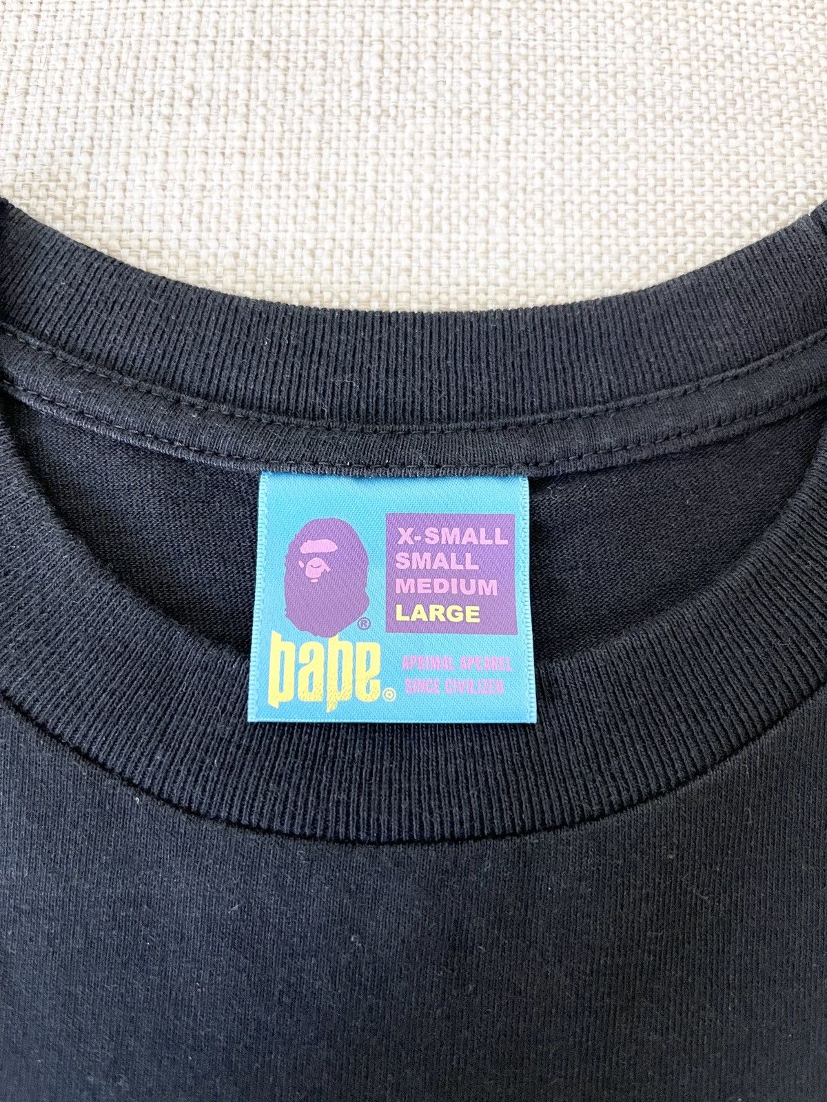 Bape STEAL! 2000s Bape Purple Camo Ape Face Tee (L) Size US L / EU 52-54 / 3 - 7 Thumbnail