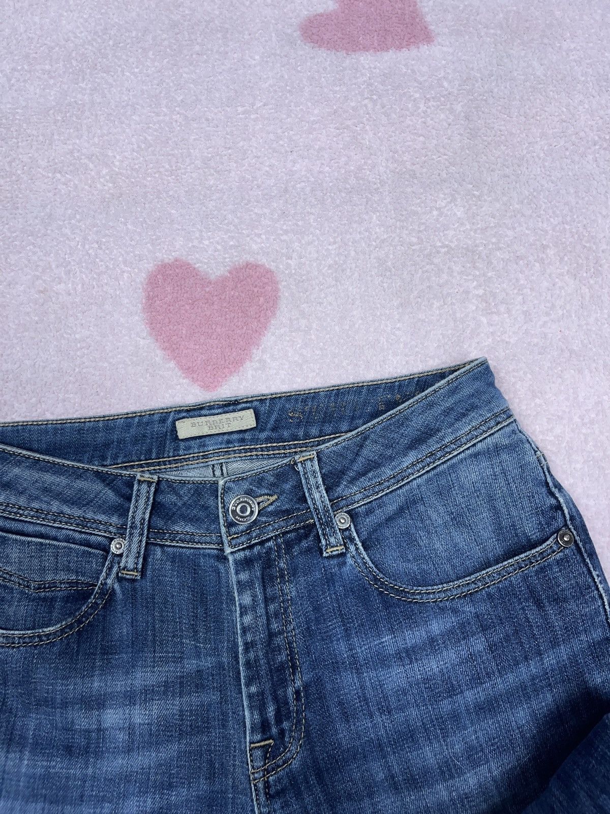 Burberry × Vintage ➕ vintage Burberry Brit straight washed jeans y2k Size 26" / US 2 / IT 38 - 4 Thumbnail