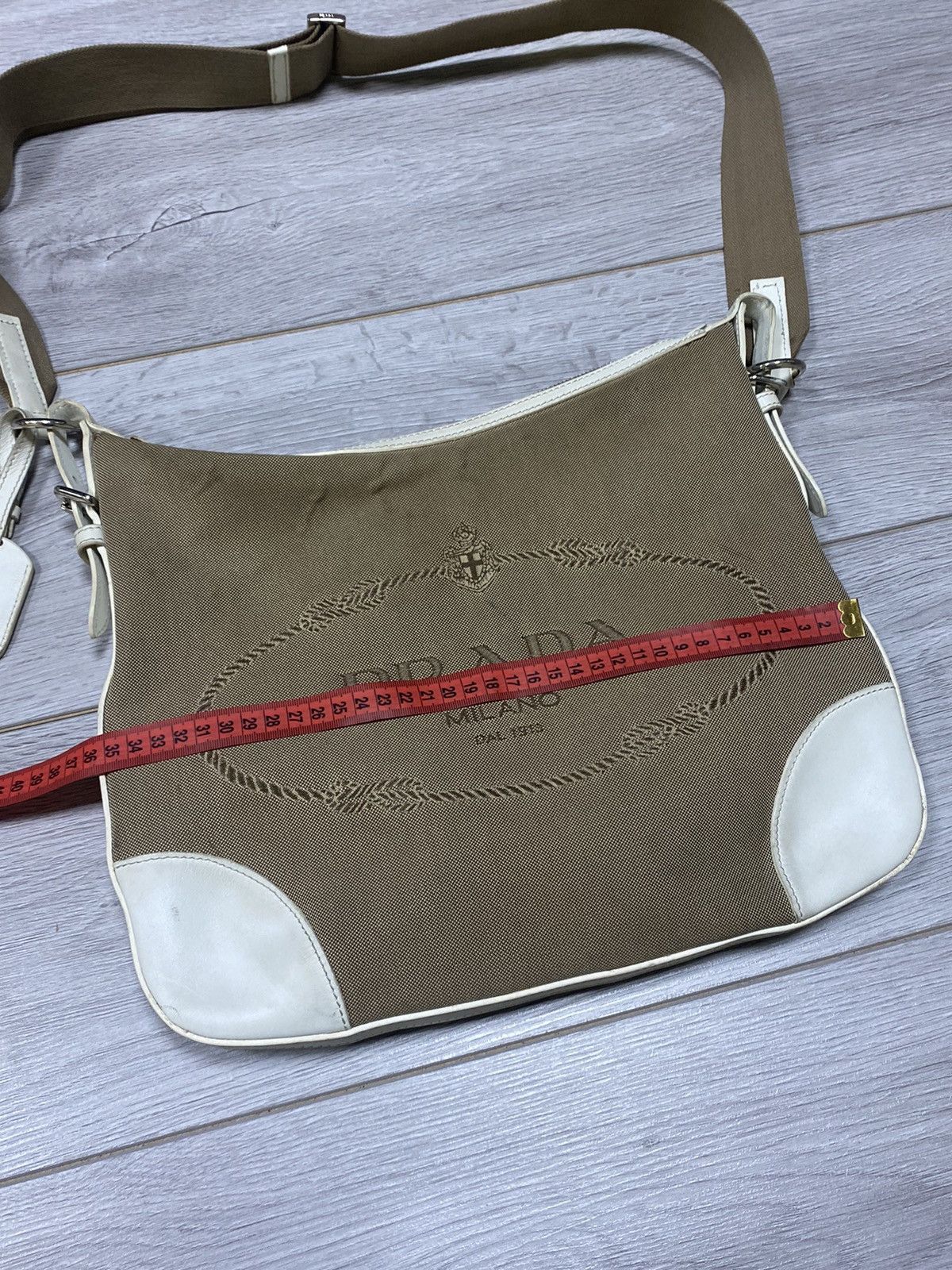 Prada Prada Milano big logo shoulder bag Size ONE SIZE - 15 Thumbnail