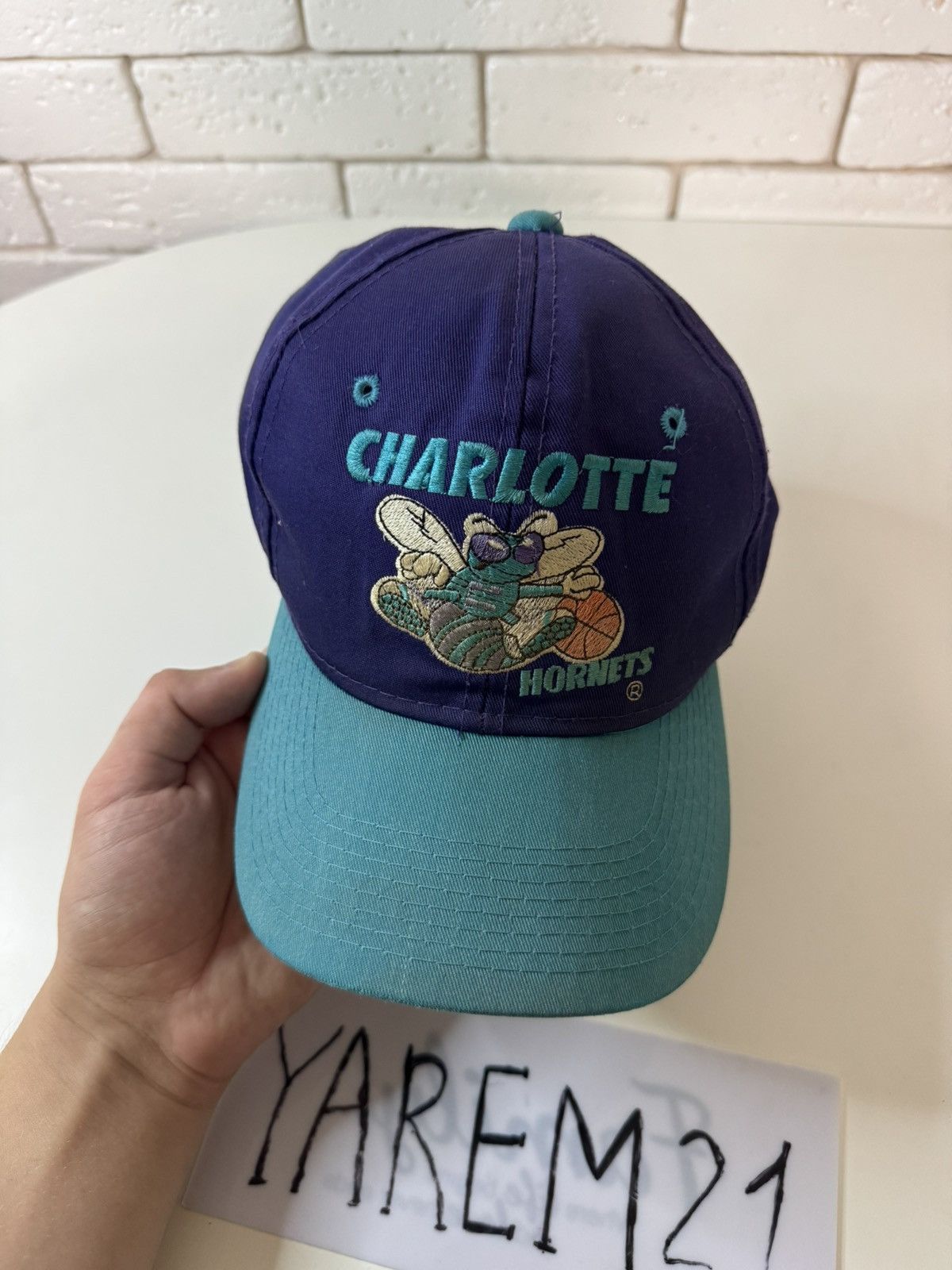 NBA charlotte hornets vintage cap hat Size ONE SIZE - 2 Thumbnail