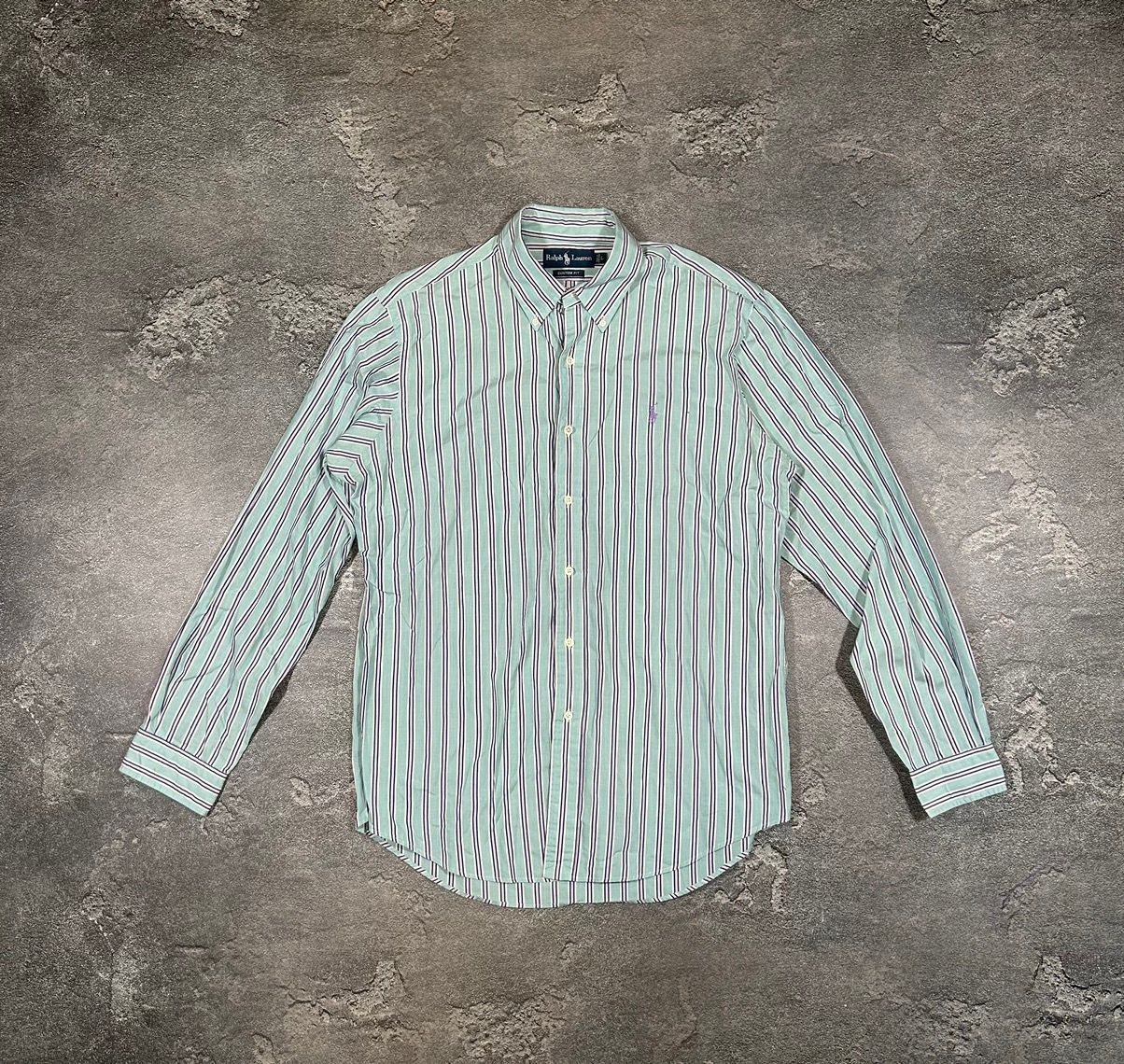 Pre-owned Denim And Supply Ralph Lauren X Polo Ralph Lauren Denim&supply Ralph Laurent Brooklyn Nyc Shirt In Green